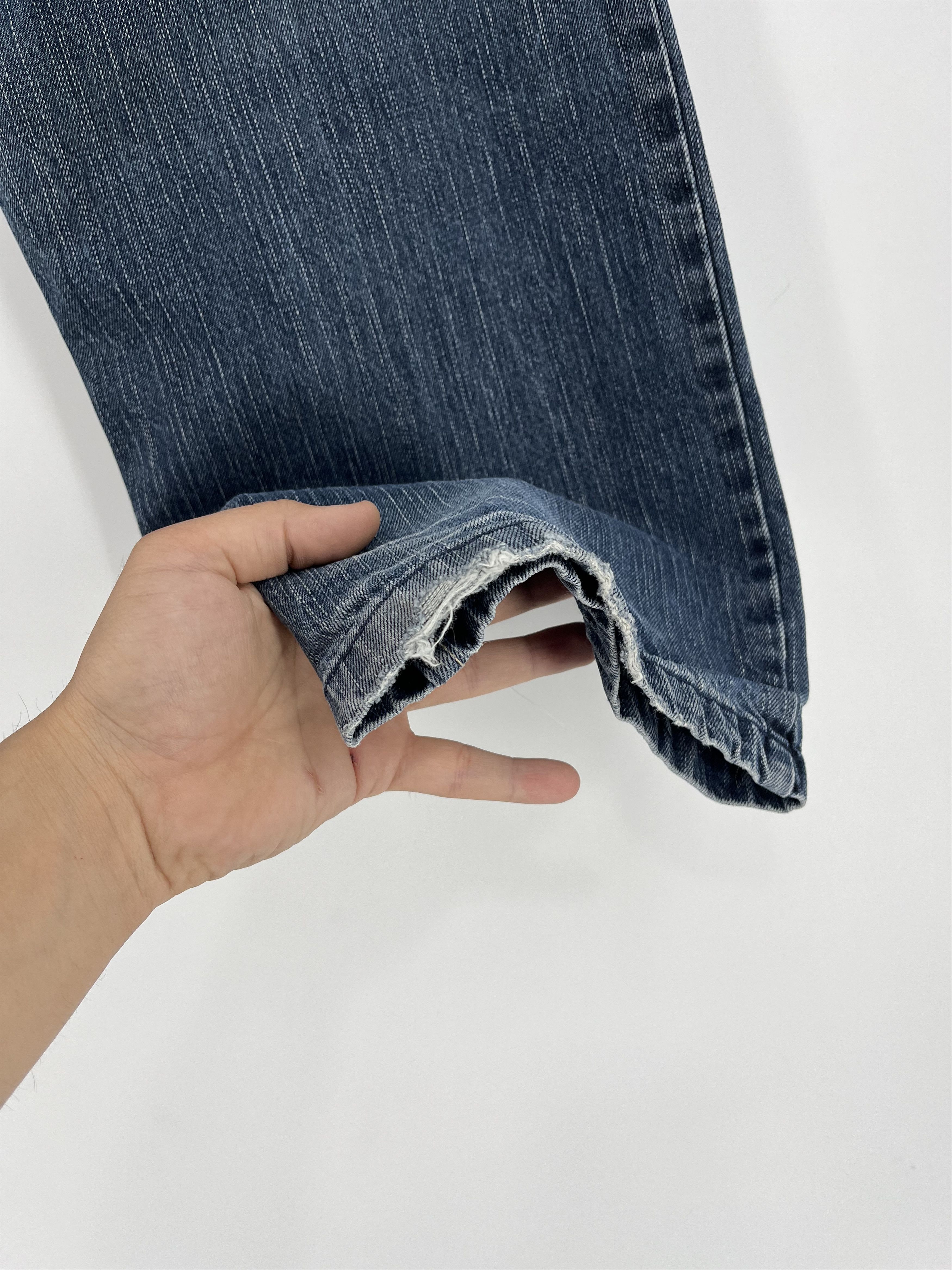 Japanese Brand Vintage Karl Kani Baggy Rap Jeans Rivet Stud Big Logo Size34 Size US 34 / EU 50 - 15 Thumbnail