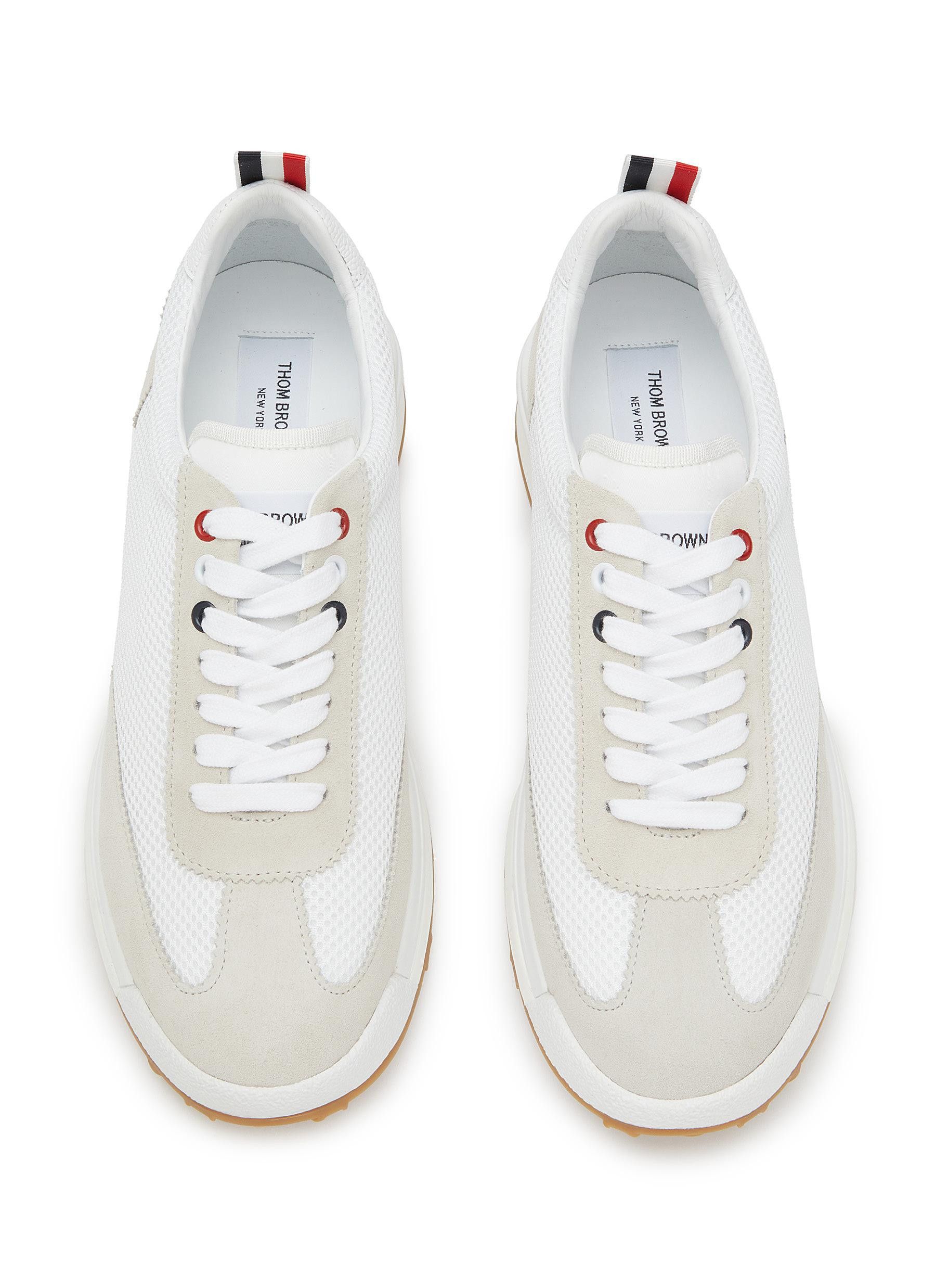 Thom Browne o1s22i1n1124 Tech Runner Sneakers in White Size US 6 / EU 39 - 3 Thumbnail
