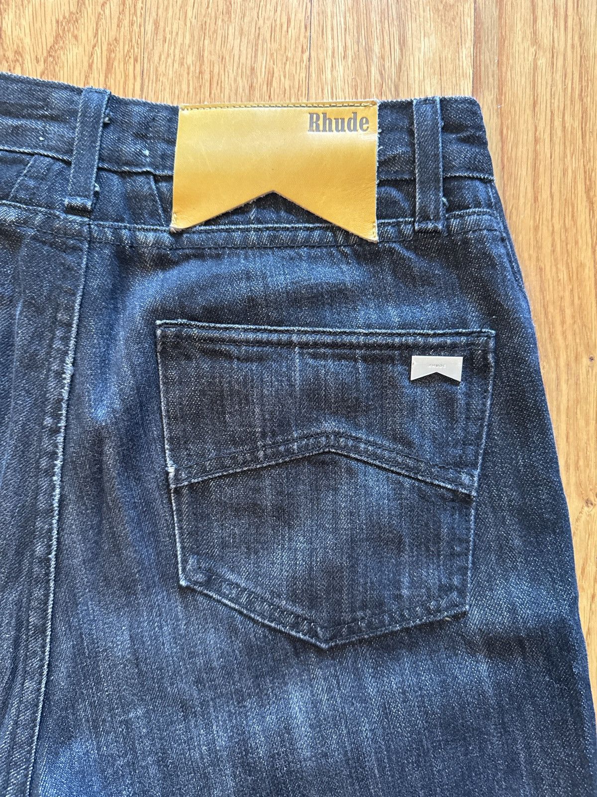 Rhude Rhude Cropped Jean [Black] Size US 30 / EU 46 - 5 Thumbnail