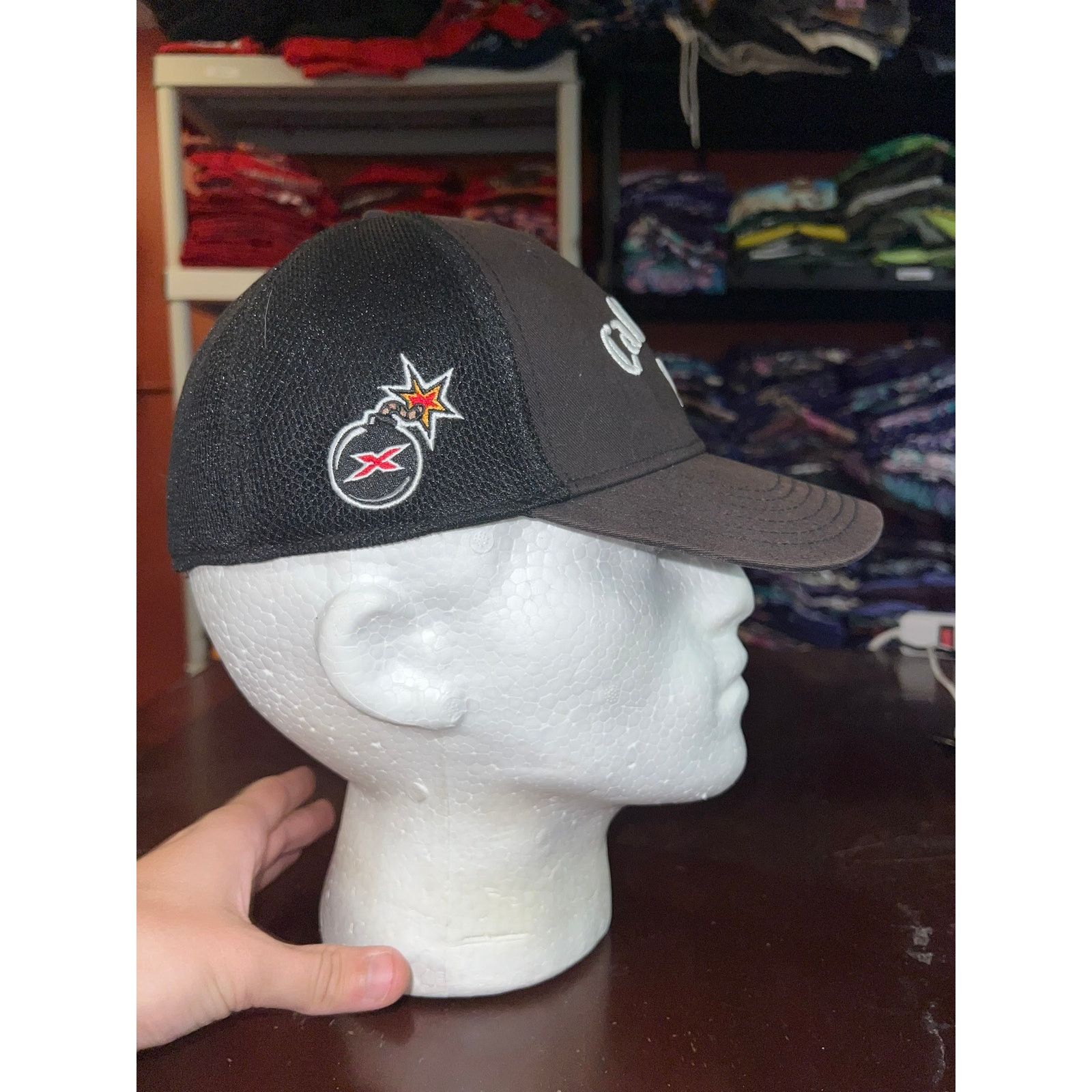 Callaway Callaway Odyssey Hat X Hot Golf Golfing Black Faded Headwear Size ONE SIZE - 5 Thumbnail