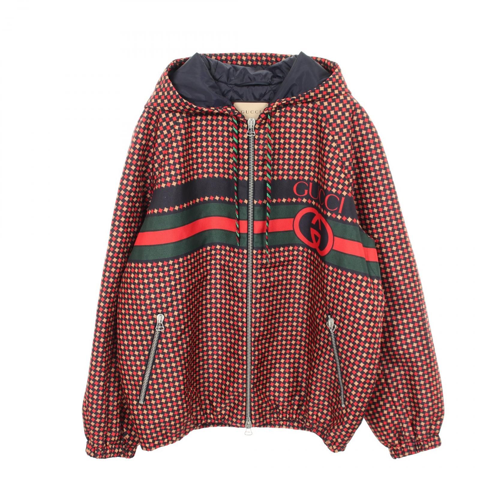 Gucci Gucci Gucci Interlocking G Nylon Jacket Textile Outerwear DUTY FREE for USA Size ONE SIZE - 1 Thumbnail