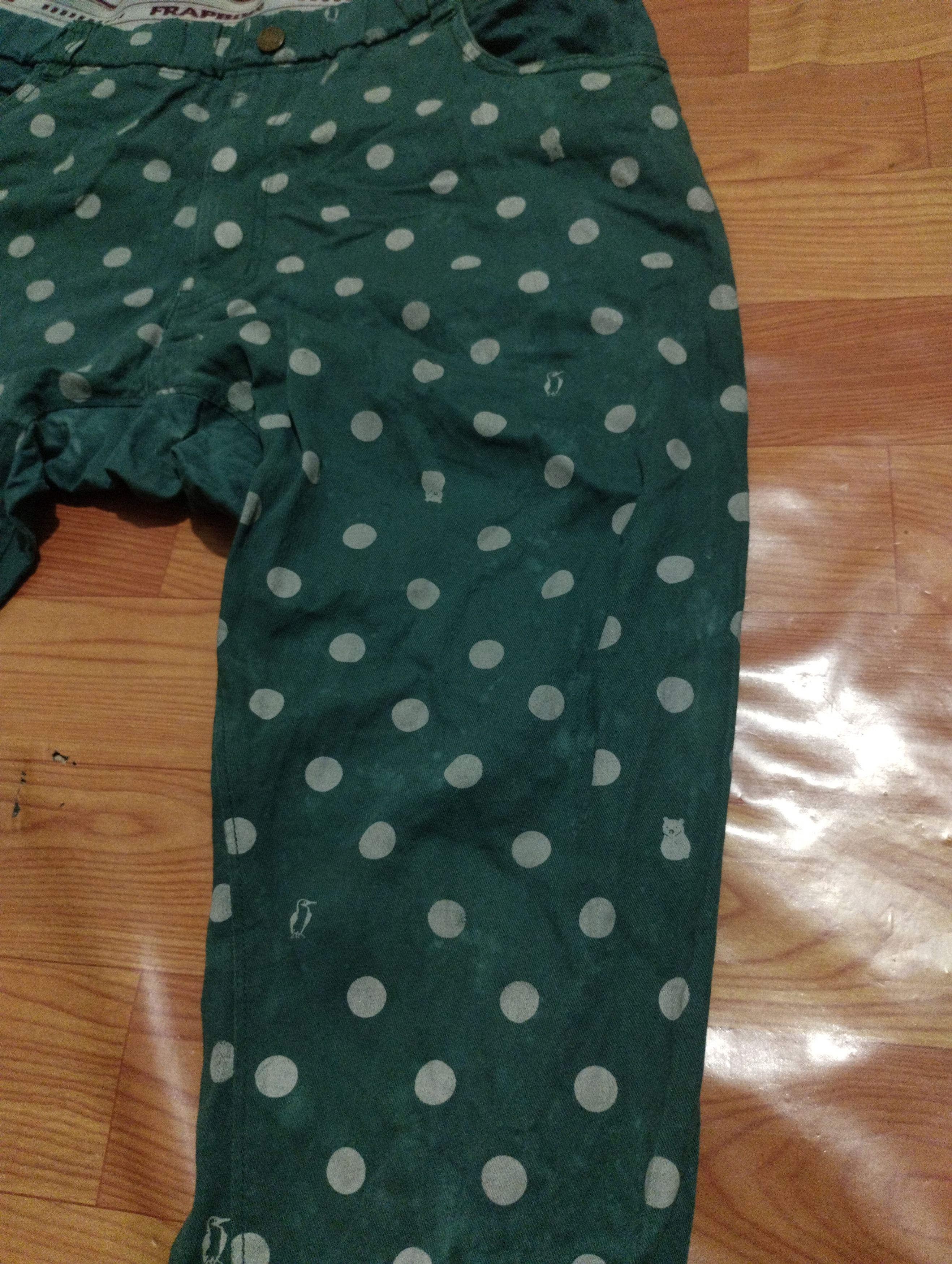 Issey Miyake Frapbois Polkadot Washed Chinos Pants Size US 34 / EU 50 - 5 Thumbnail