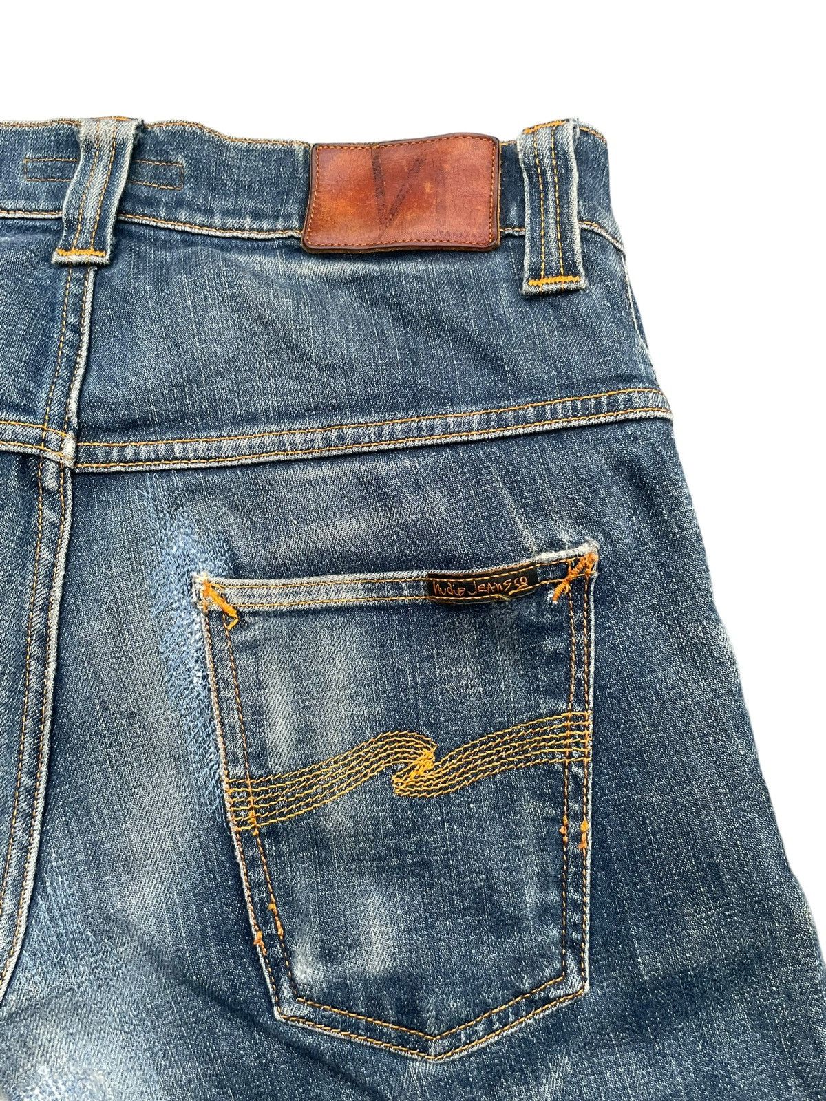 Nudie Jeans Vintage Nudie Faded & Distressed Denim Size US 30 / EU 46 - 9 Thumbnail