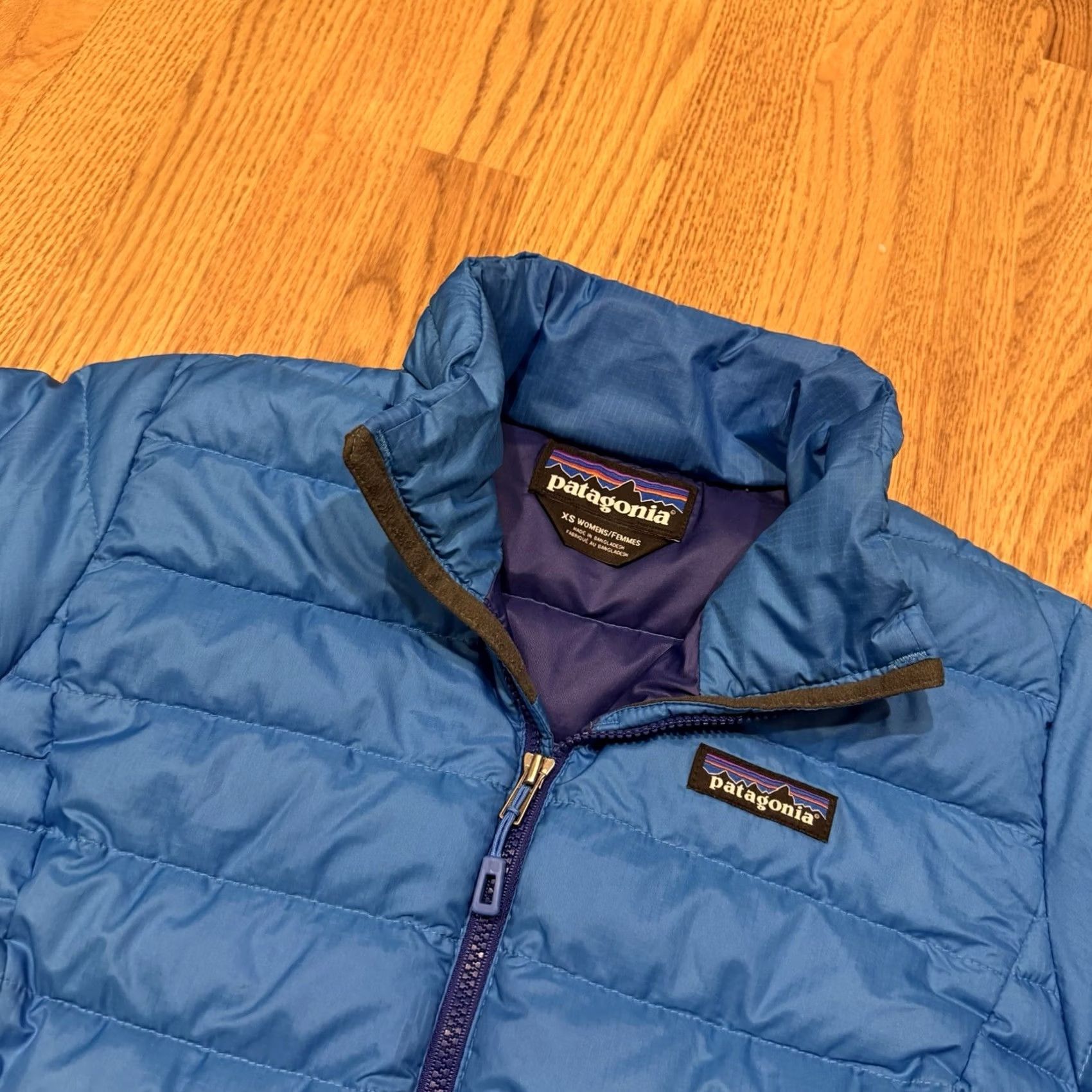 Patagonia Patagonia Down Sweater Jacket Full Zip Puffer Women’s XS Blue 84683 Size XS / US 0-2 / IT 36-38 - 3 Thumbnail