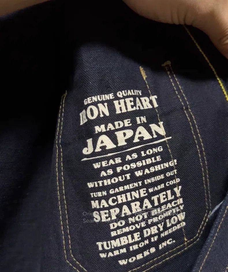 Iron Heart Iron Heart American vintage denim blue-dyed American click Size US XL / EU 56 / 4 - 3 Thumbnail