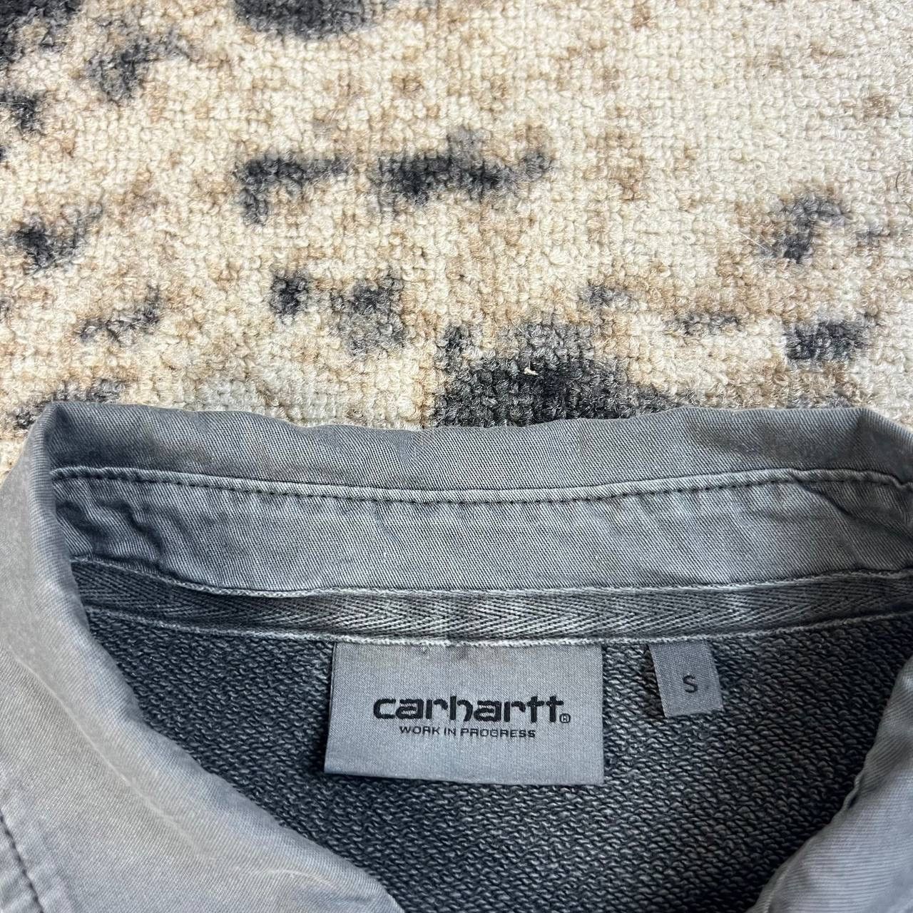 Carhartt Wip Carhartt WIP Vintage Y2K Garment Dyed Rugby Sweatshirt Size US S / EU 44-46 / 1 - 5 Thumbnail