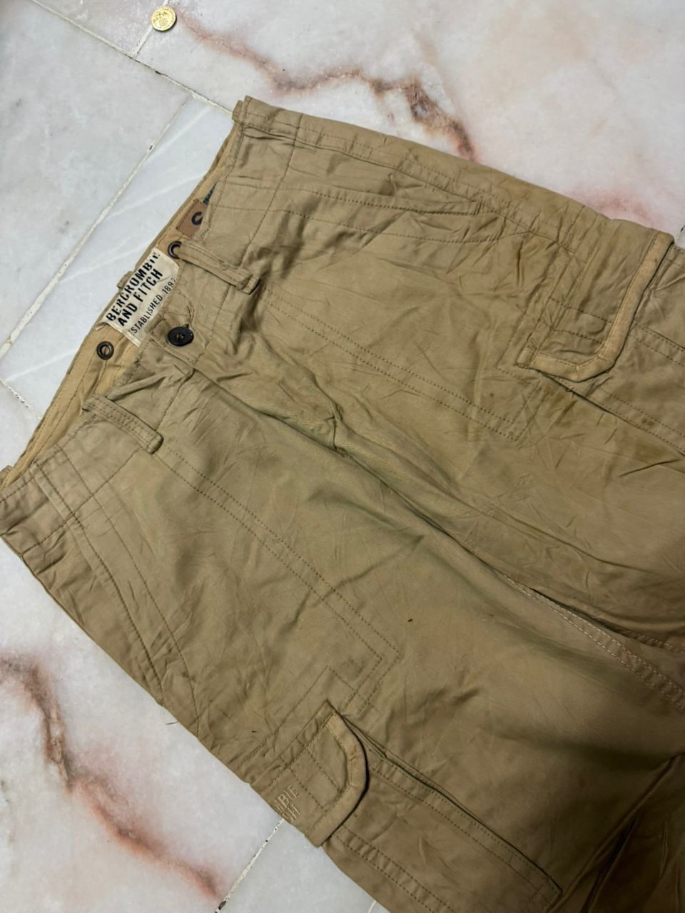 Abercrombie & Fitch Vintage Abercrombie And Fitch Tactical Military Cargo Zipper Size US 31 - 6 Thumbnail