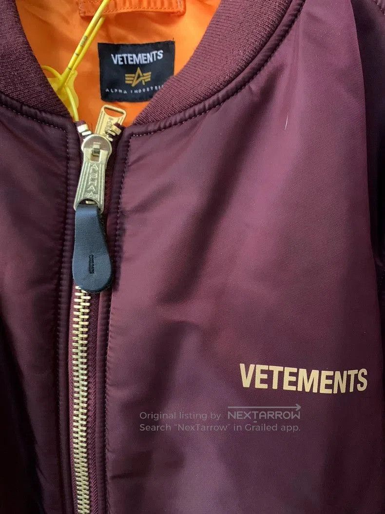 Vetements Vetements Reversible Logo Bomber Jacket. Size US S / EU 44-46 / 1 - 4 Thumbnail