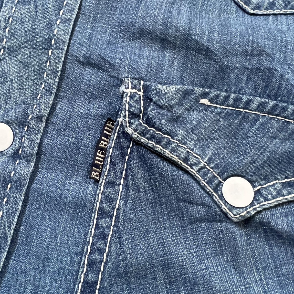 Blue Blue Japan Blue Blue Japan Kapital Style Indigo Denim Western Shirt Size US M / EU 48-50 / 2 - 4 Thumbnail