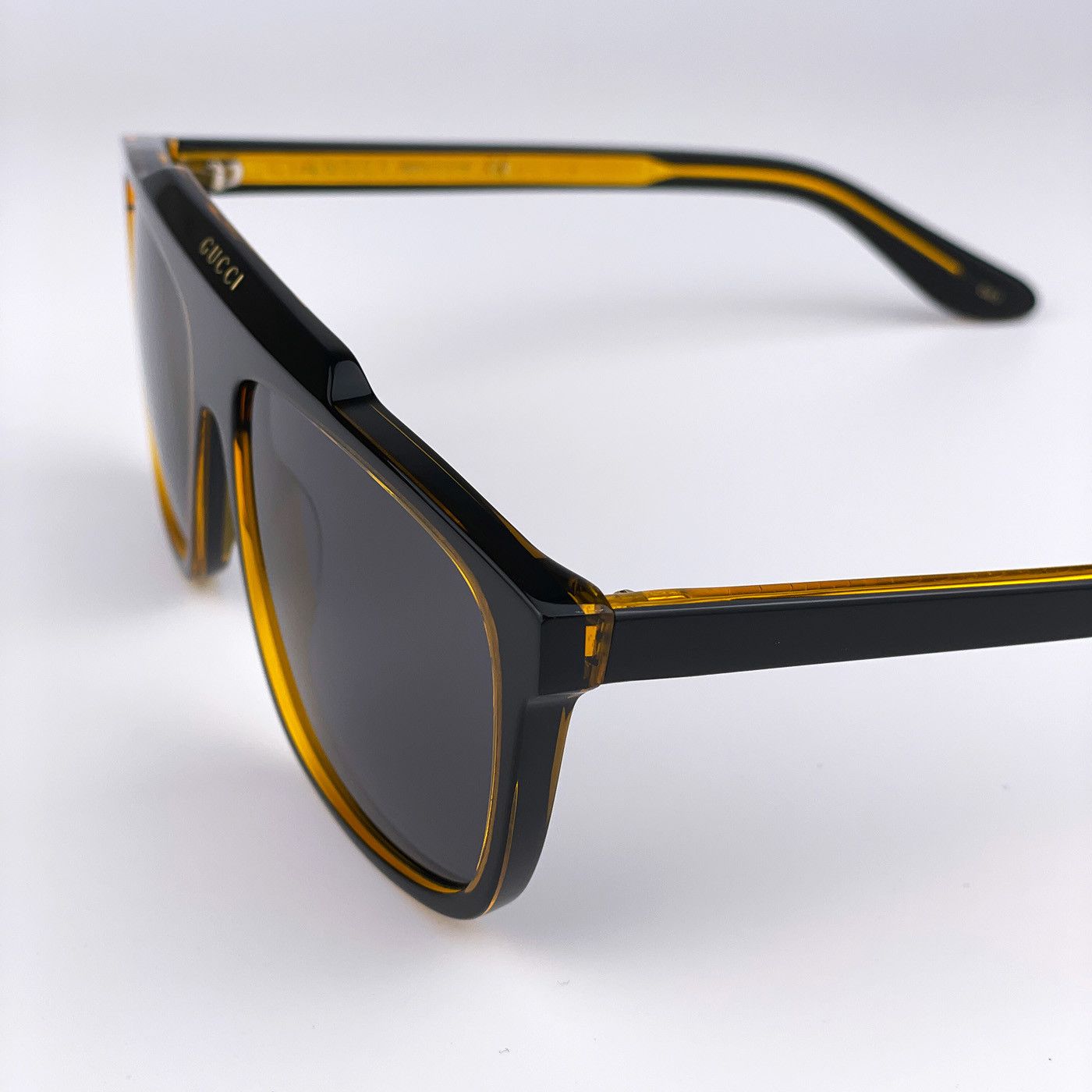 Gucci NEW GUCCI GG1039S 001 Aviator Plastic Unisex Sunglasses Size ONE SIZE - 4 Thumbnail