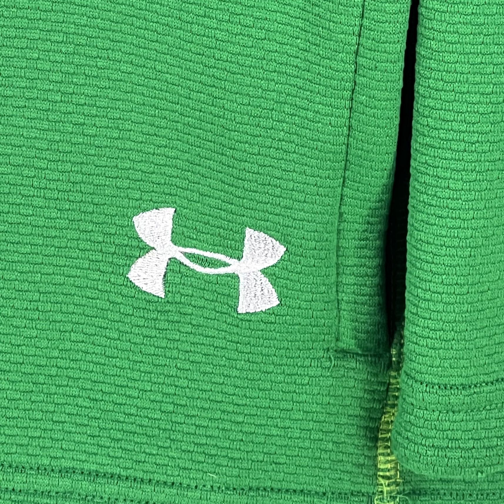 Under Armour Under Armour Mens Green Long Sleeves 1/4 Zip Loose All Season Gear T Shirt Sz S Size US S / EU 44-46 / 1 - 5 Thumbnail