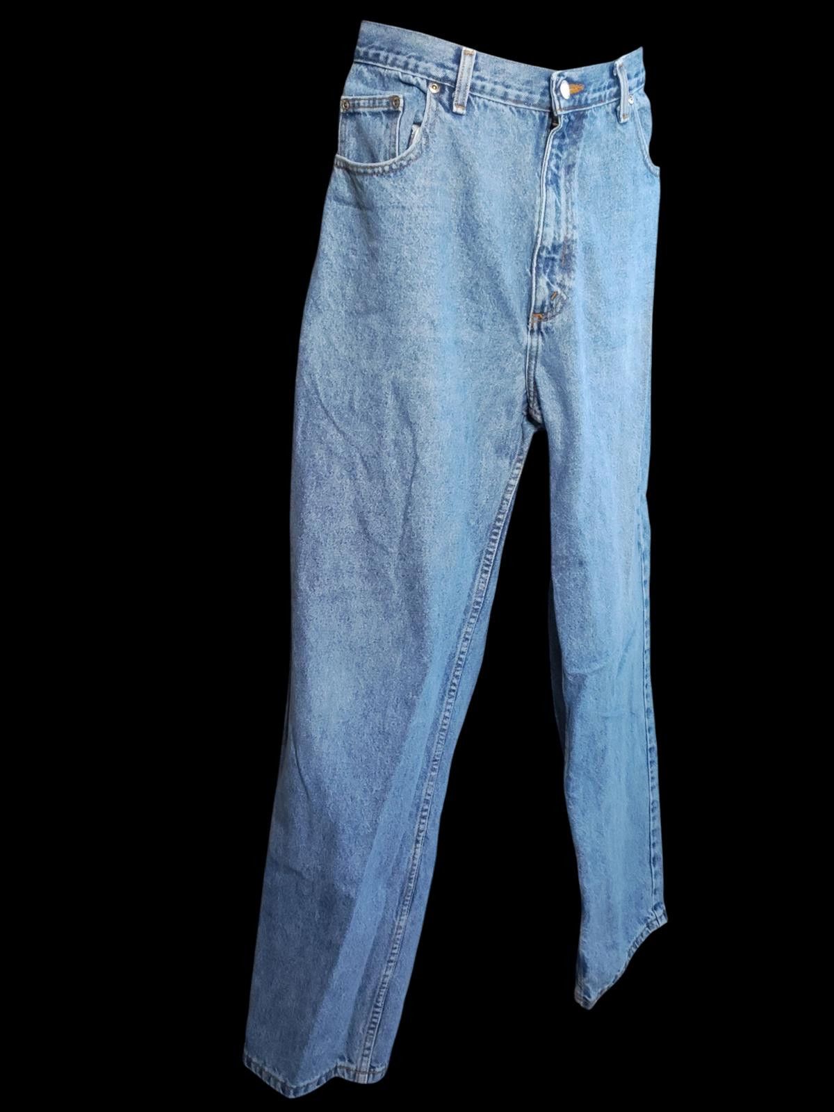 Other Members Mark Men's Light Blue Comfort Fit Jeans Size US 38 / EU 54 - 4 Thumbnail