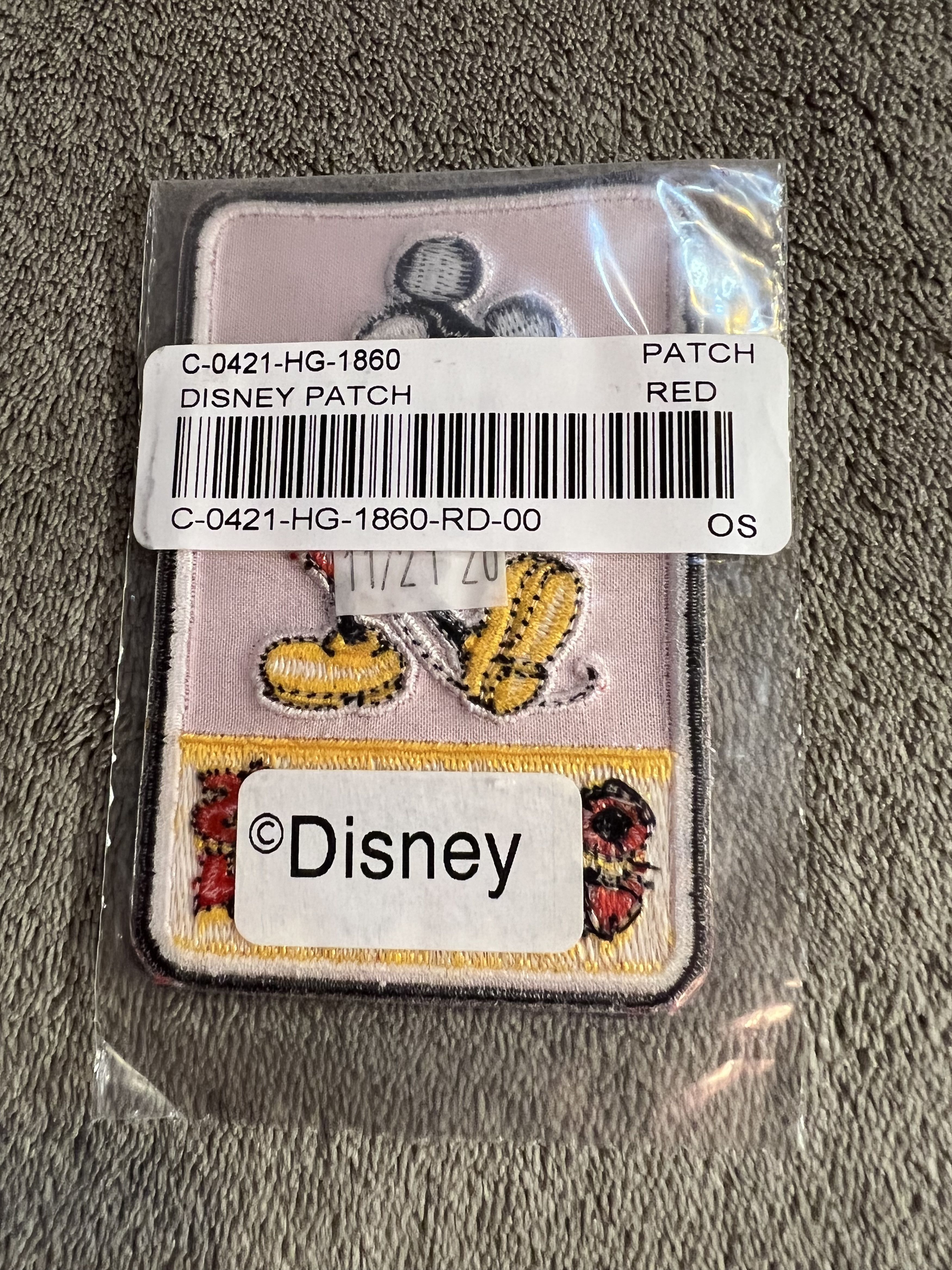 Disney *RARE* OVO x Disney Mickey Mouse Sew On Patch - Red Size ONE SIZE - 2 Thumbnail