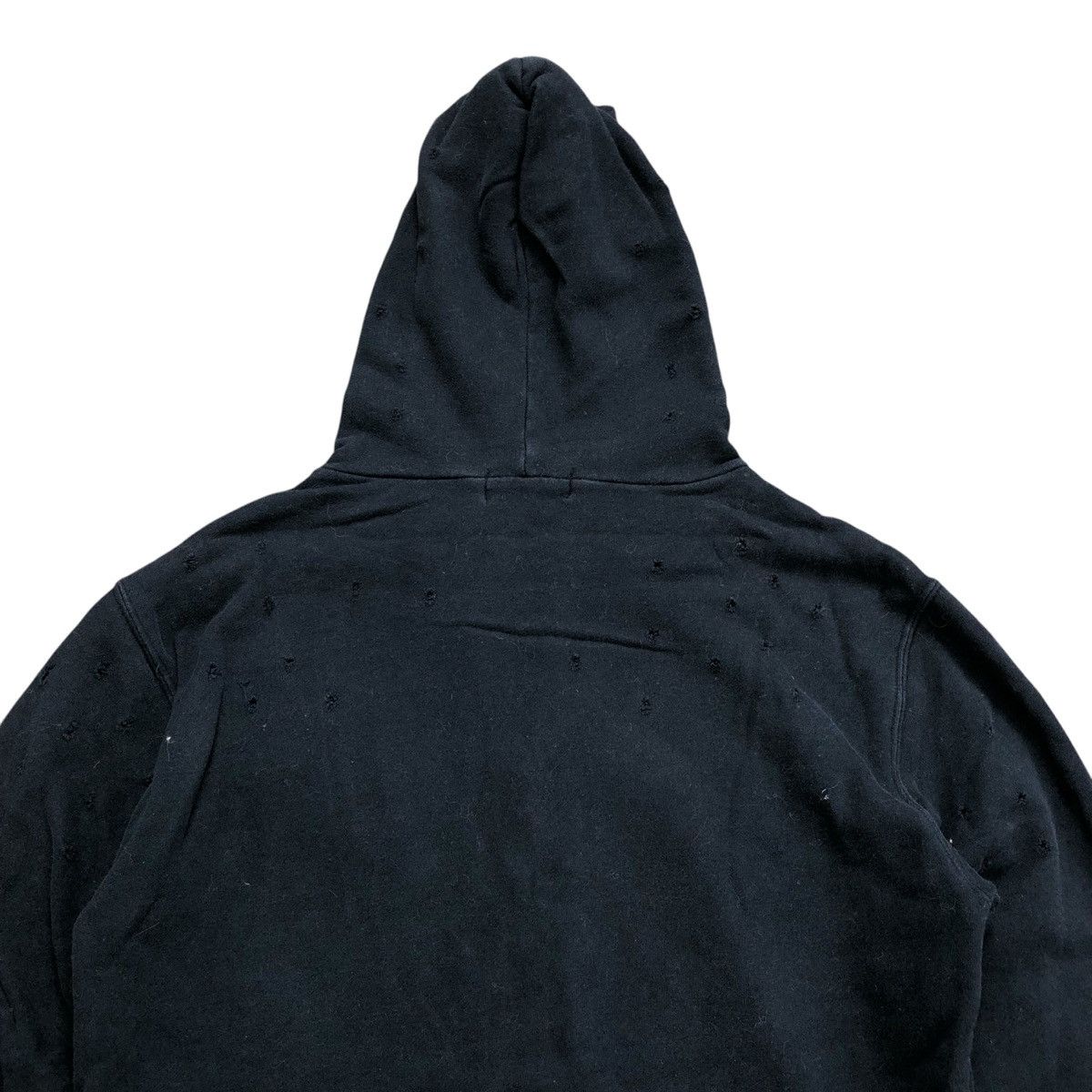 If Six Was Nine × Le Grande Bleu (L.G.B.) × Nicole Club Vintage Nicole Monsieur Embroidered Distressed Zip Hoodie Size US M / EU 48-50 / 2 - 19 Thumbnail