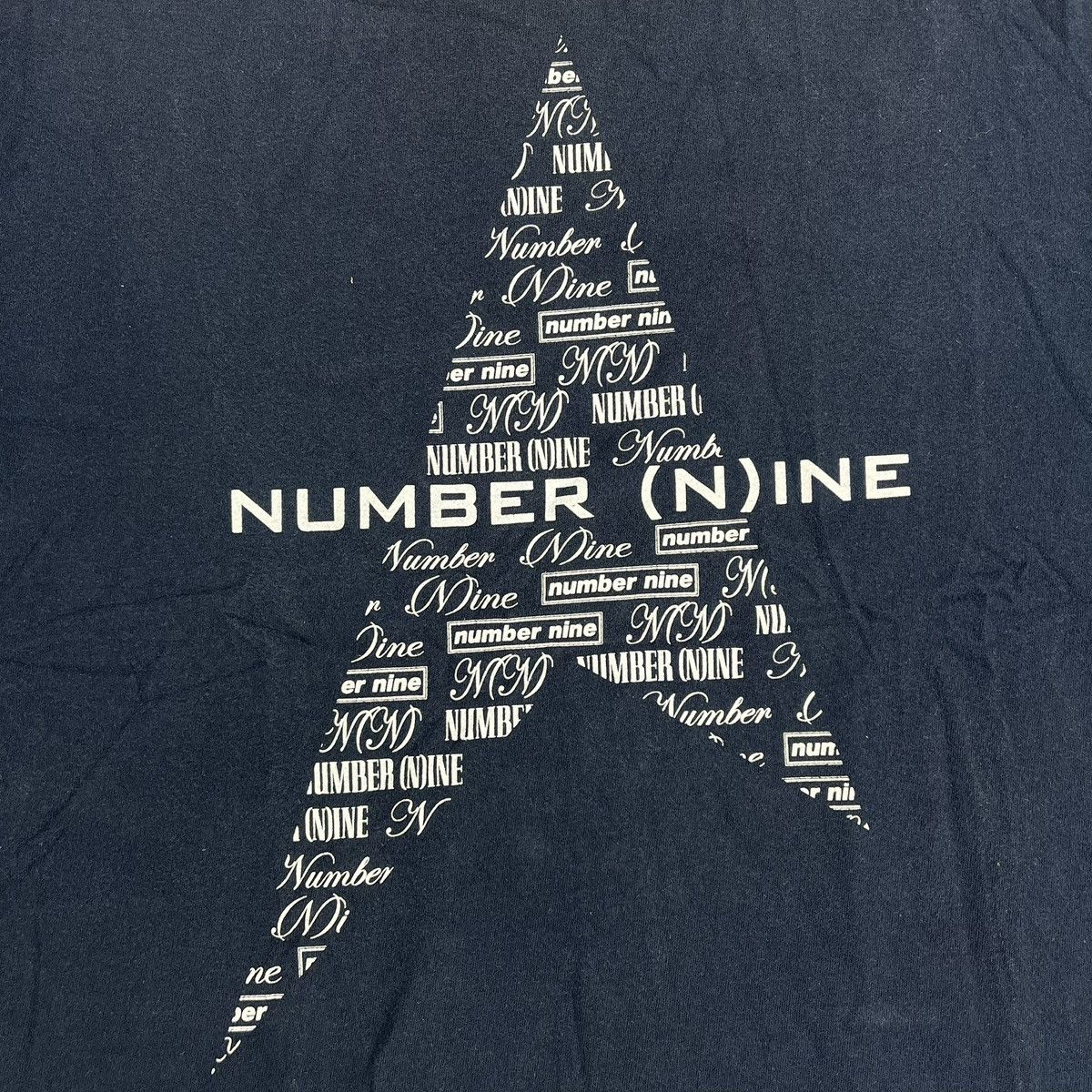 Number (N)ine 2000s Number (N)ine Marlboro Star Logo Tshirt Navy Designer Size US M / EU 48-50 / 2 - 5 Thumbnail