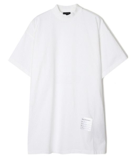Balenciaga o1s1rm1225 Oversized T-Shirt in White Size US S / EU 44-46 / 1 - 1 Thumbnail