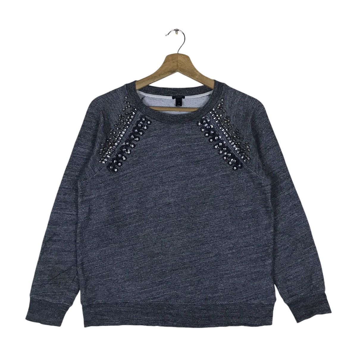 J.Crew Vintage J. Crew Beads Pullover Jumper Sweatshirt Size US S / EU 44-46 / 1 - 1 Thumbnail