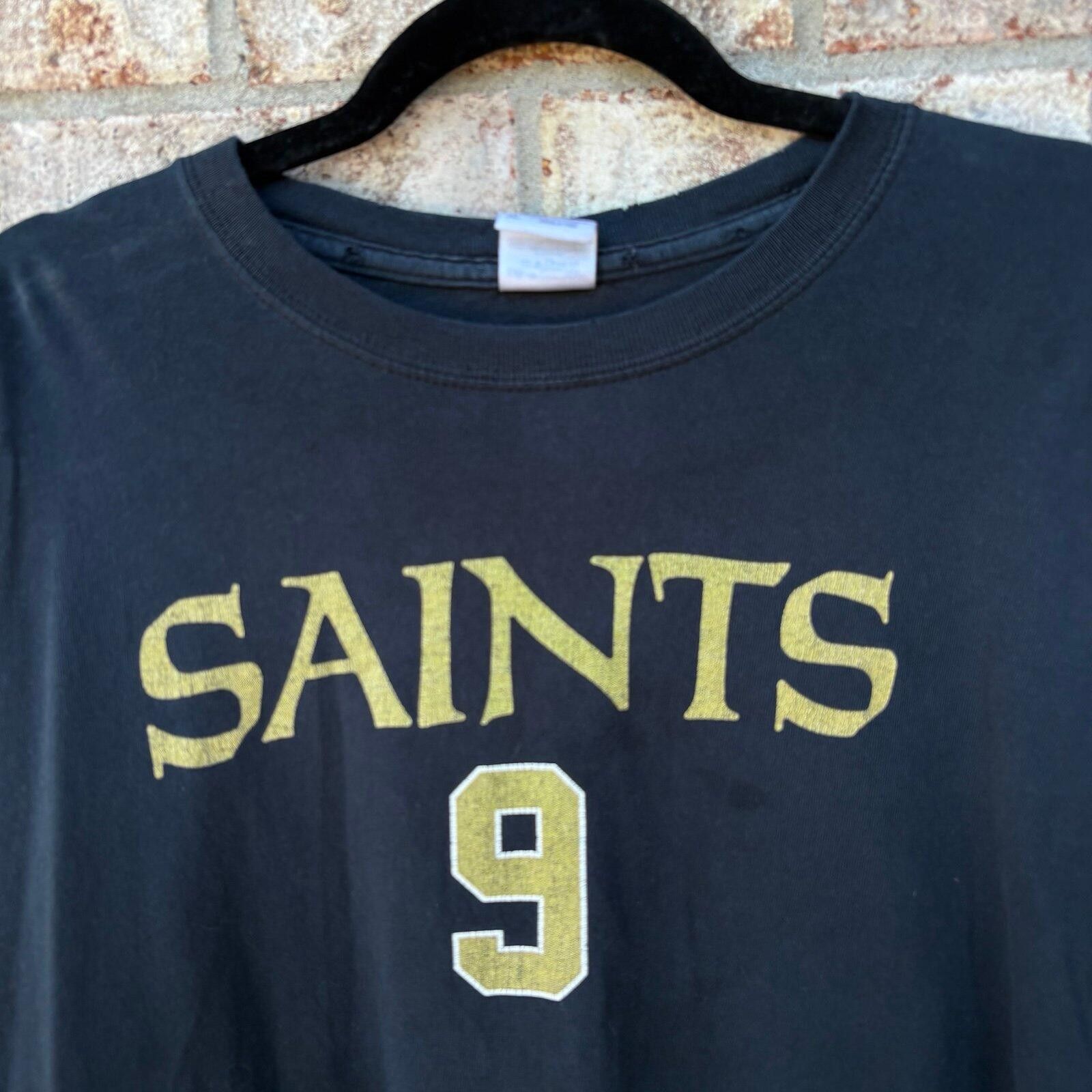 Hanes Vintage saints Drew brees T-shirt Size US XL / EU 56 / 4 - 3 Thumbnail