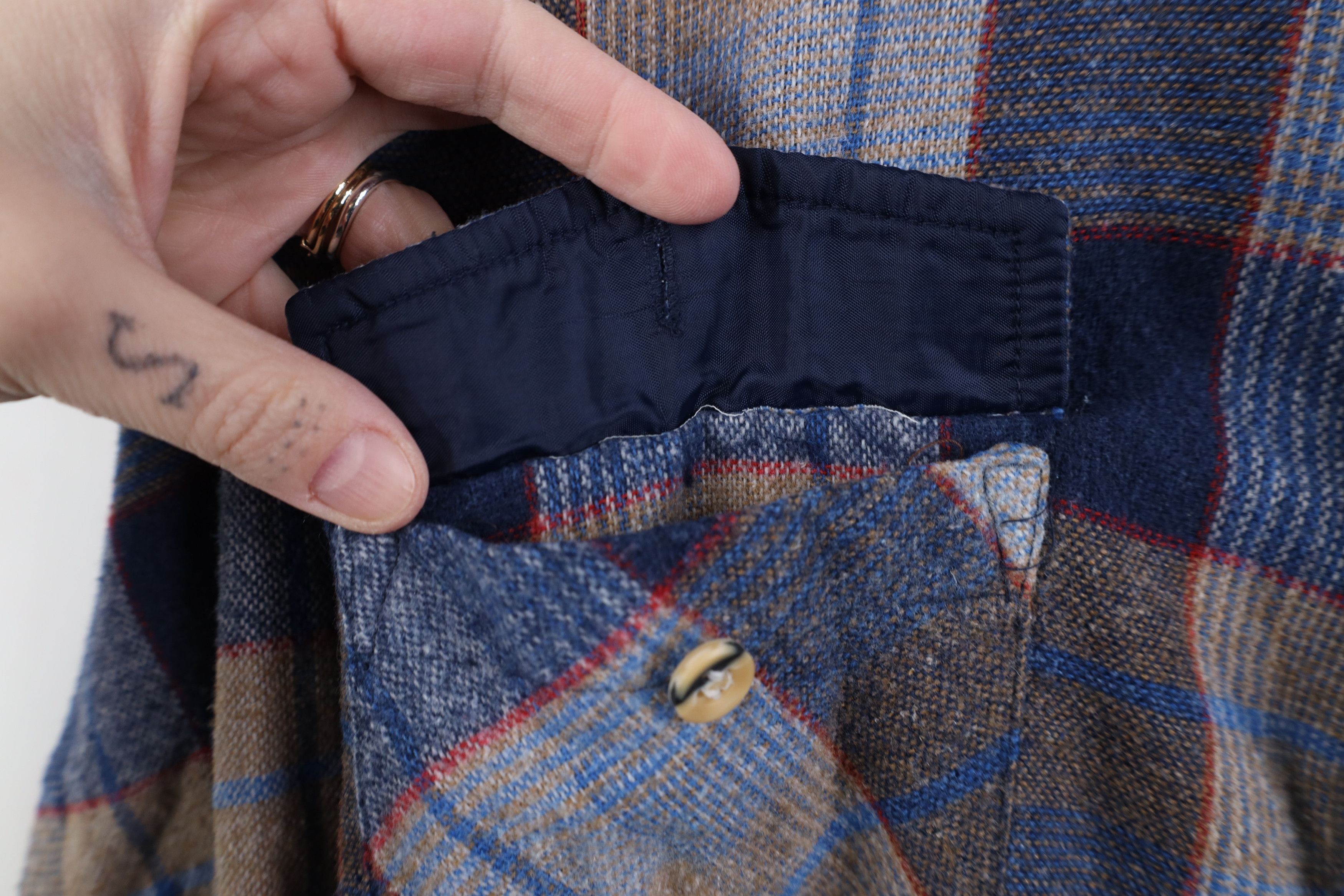 Vintage Vintage 70s 80s Streetwear Burlap Knit Button Down Shirt Size US S / EU 44-46 / 1 - 6 Thumbnail
