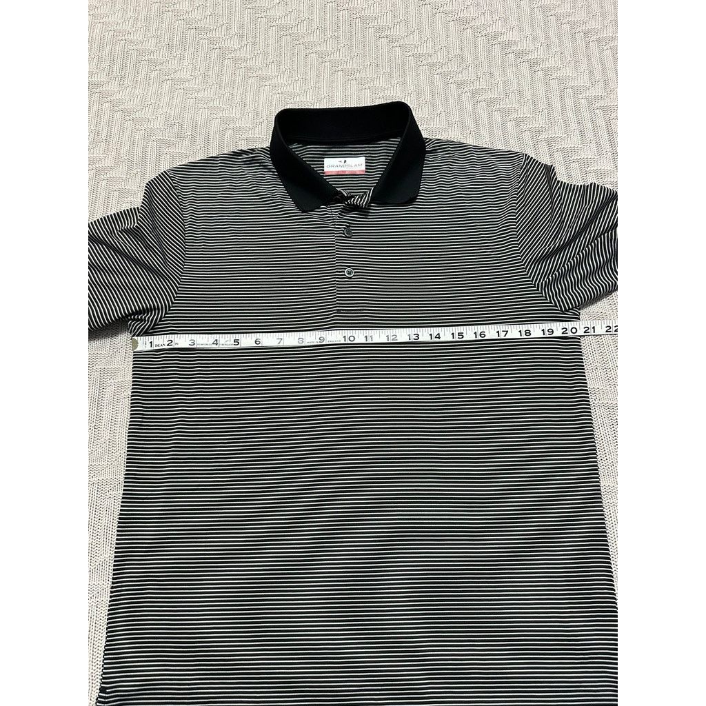 Grand Slam Grand Slam Golf black striped golf polo size S Size US S / EU 44-46 / 1 - 5 Thumbnail