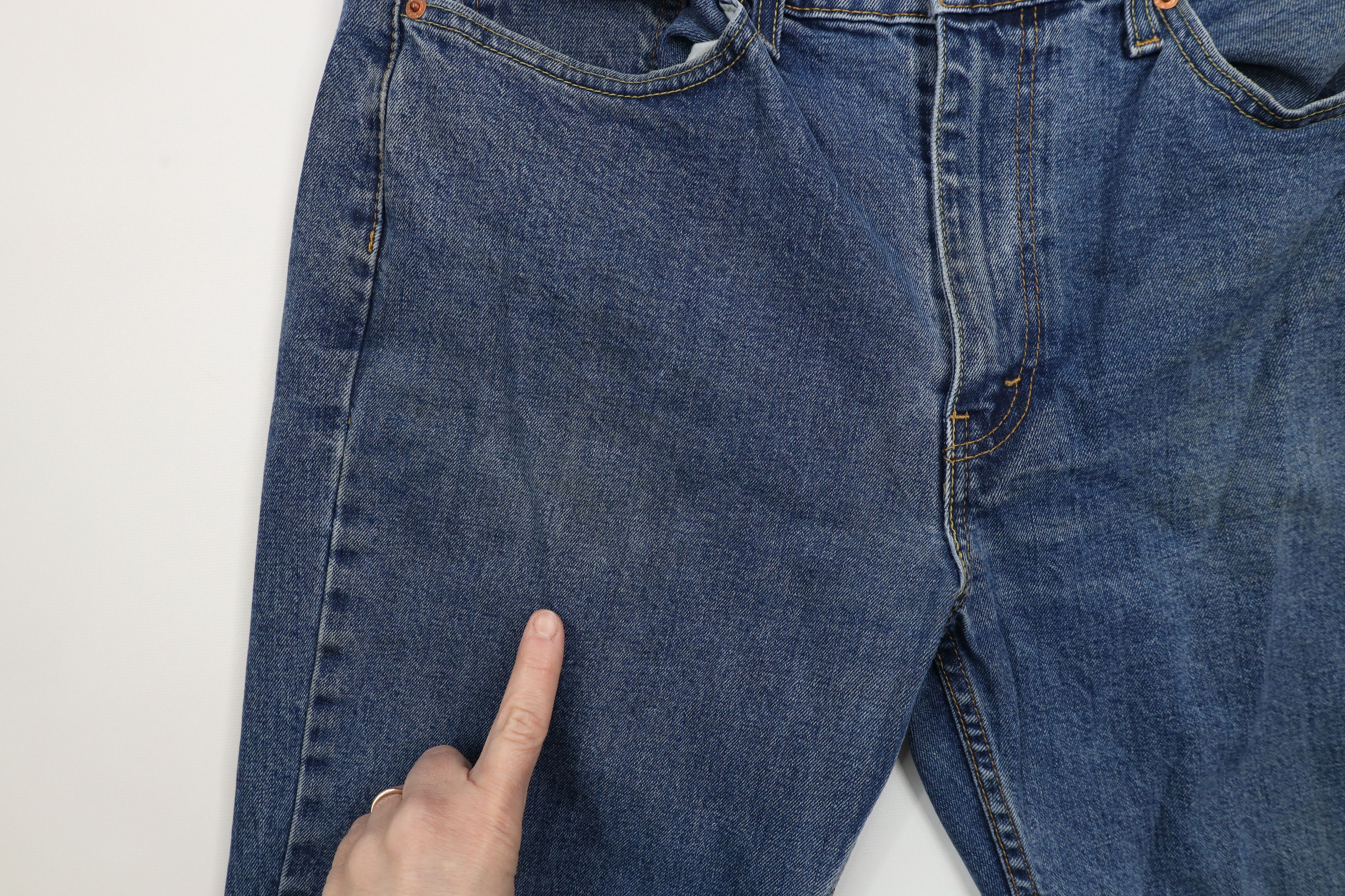 Levi's × Vintage Vintage Y2K Levis 514 Straight Leg Denim Jeans Blue Cotton Size US 36 / EU 52 - 7 Thumbnail