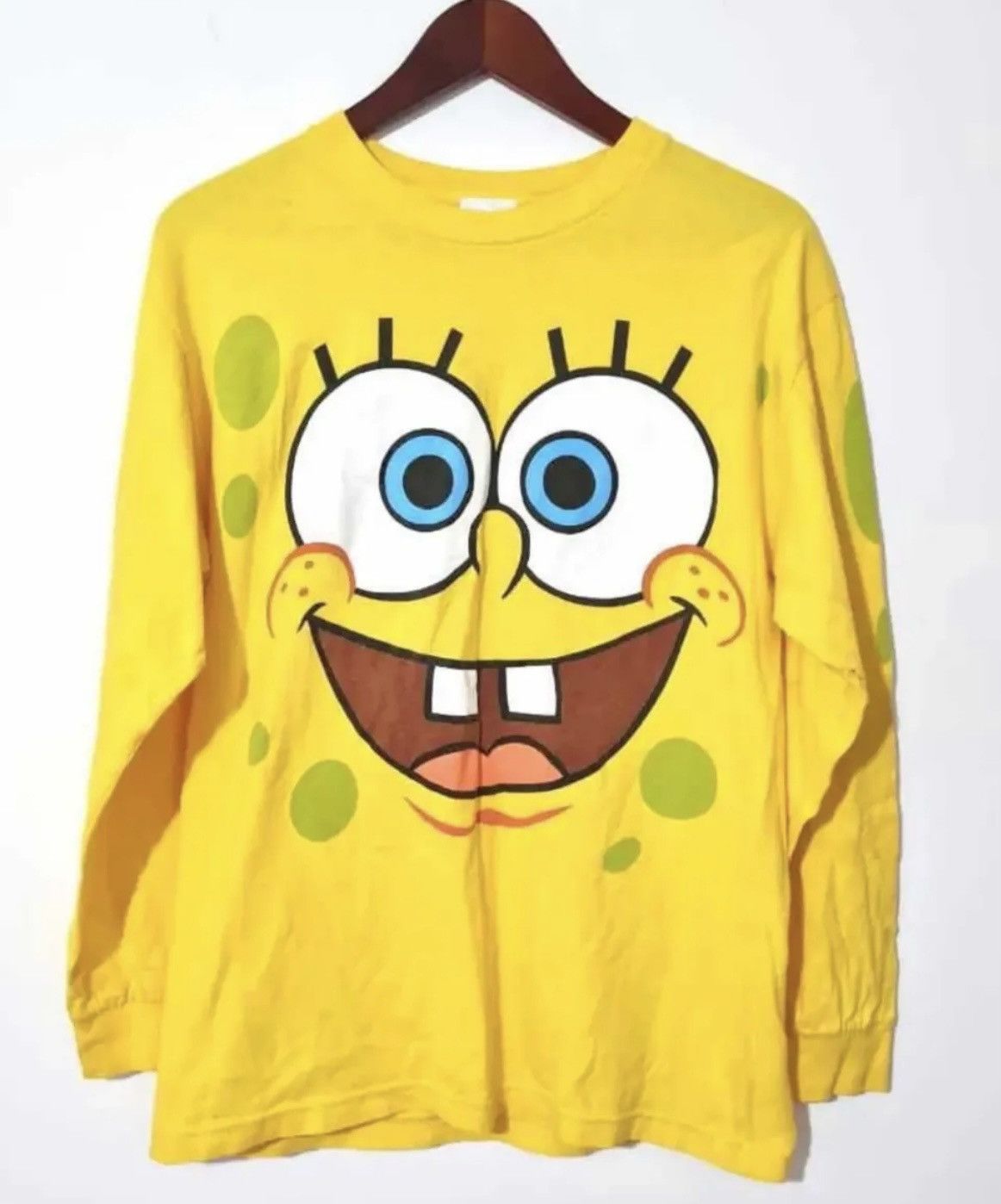 Vintage spongebob vintage tshirt made in USA murina tag 2000s yellow Size US M / EU 48-50 / 2 - 1 Thumbnail