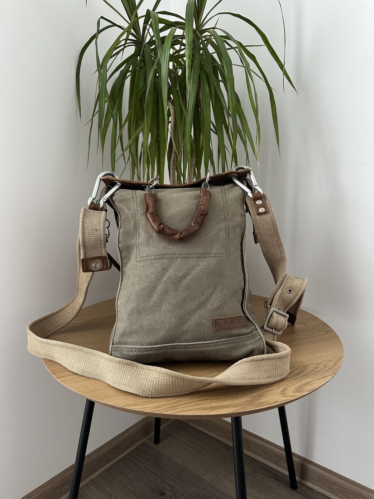 Diesel Vintage Diesel Avant-Garde Beige Tactical Shoulders Bag Size ONE SIZE - 6 Thumbnail