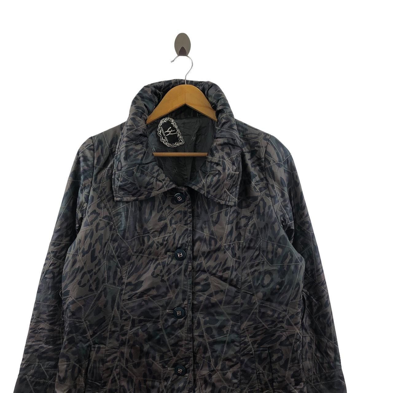 Japanese Brand Vintage 80’ YOSHIAKI YAMA Leopard Trench Coat Parka Jacket Size L / US 10 / IT 46 - 3 Thumbnail