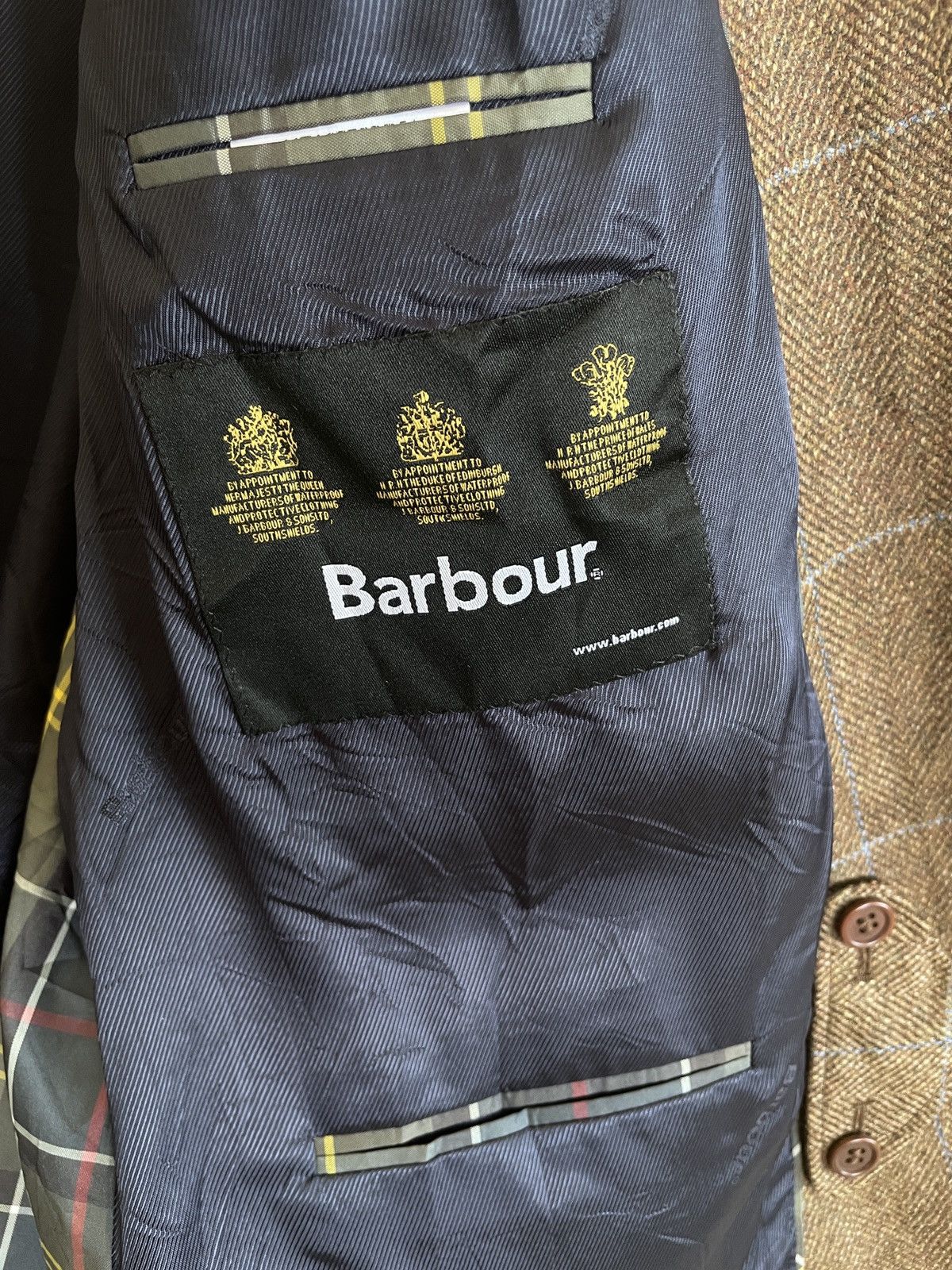 Barbour Vintage Brand Barbour Wool Jacket 1990s Size US L / EU 52-54 / 3 - 7 Thumbnail