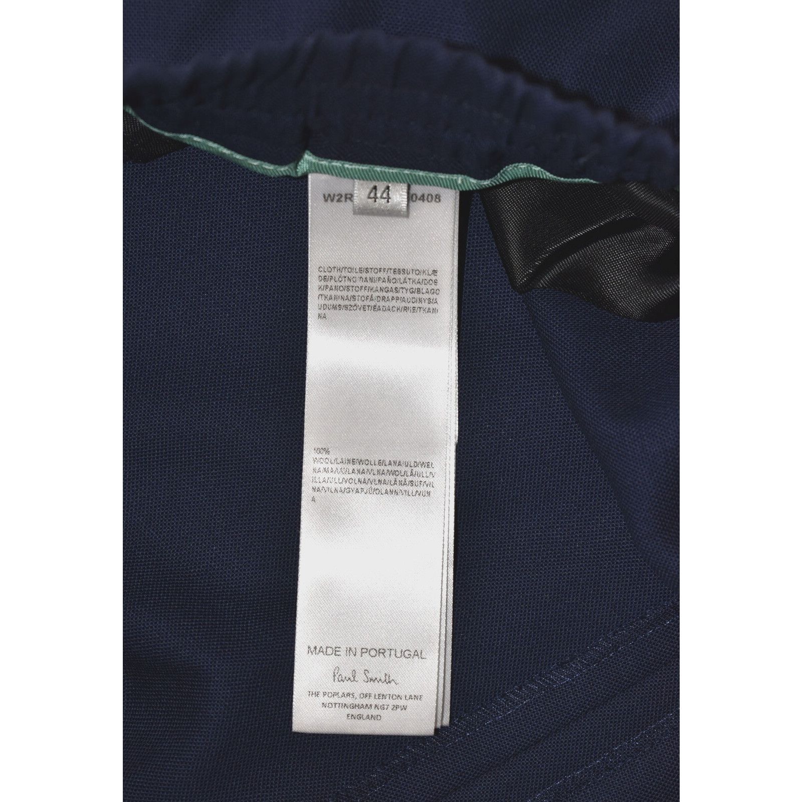 Paul Smith A5 PS PAUL SMITH Navy Wool Elastic Waist Pants Size 44 US 8 Size 30" / US 8 / IT 44 - 4 Thumbnail