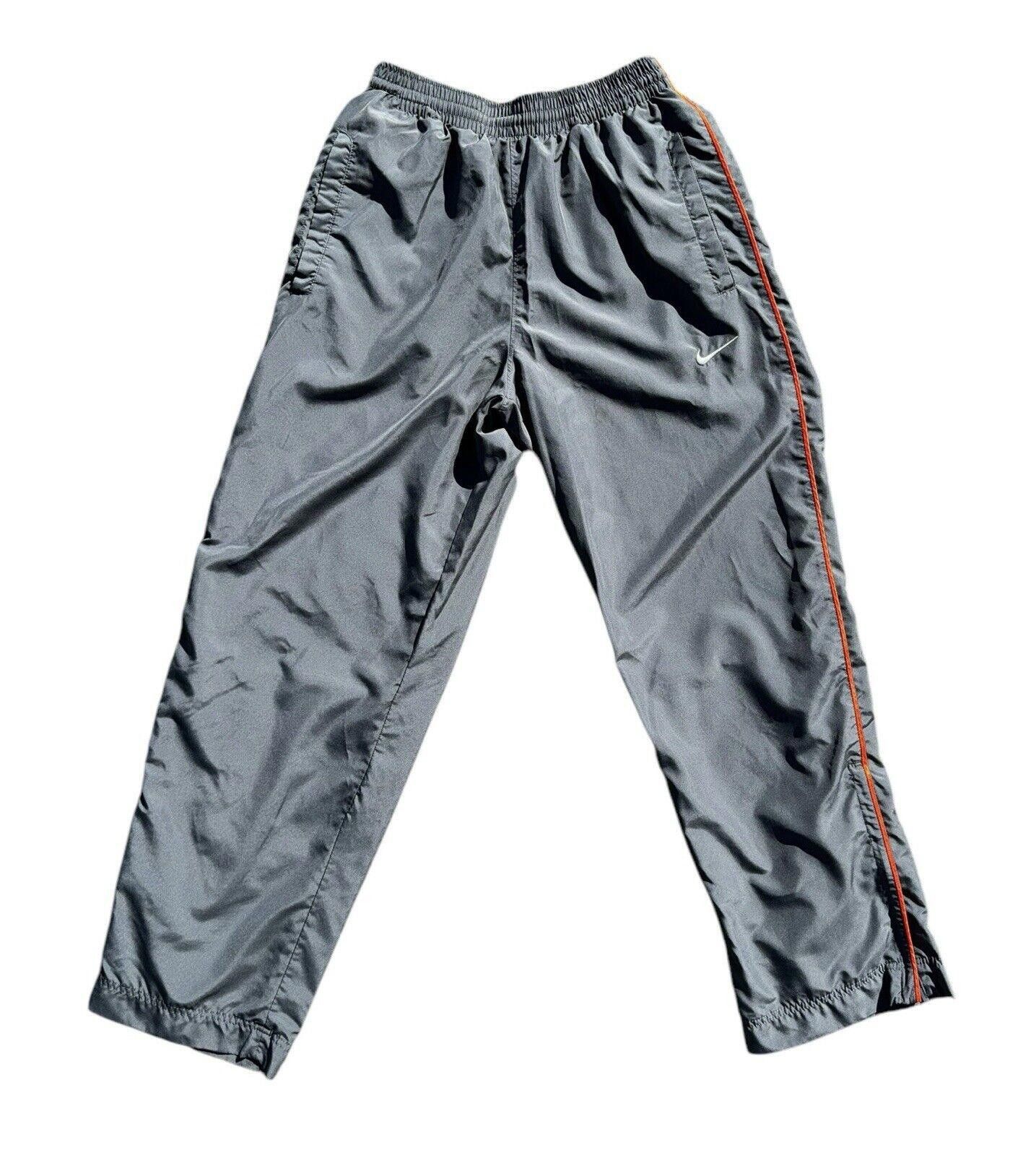 Nike Vintage Nike Y2K Grey Neon Orange Baggy Track Pants S Size US 30 / EU 46 - 1 Thumbnail