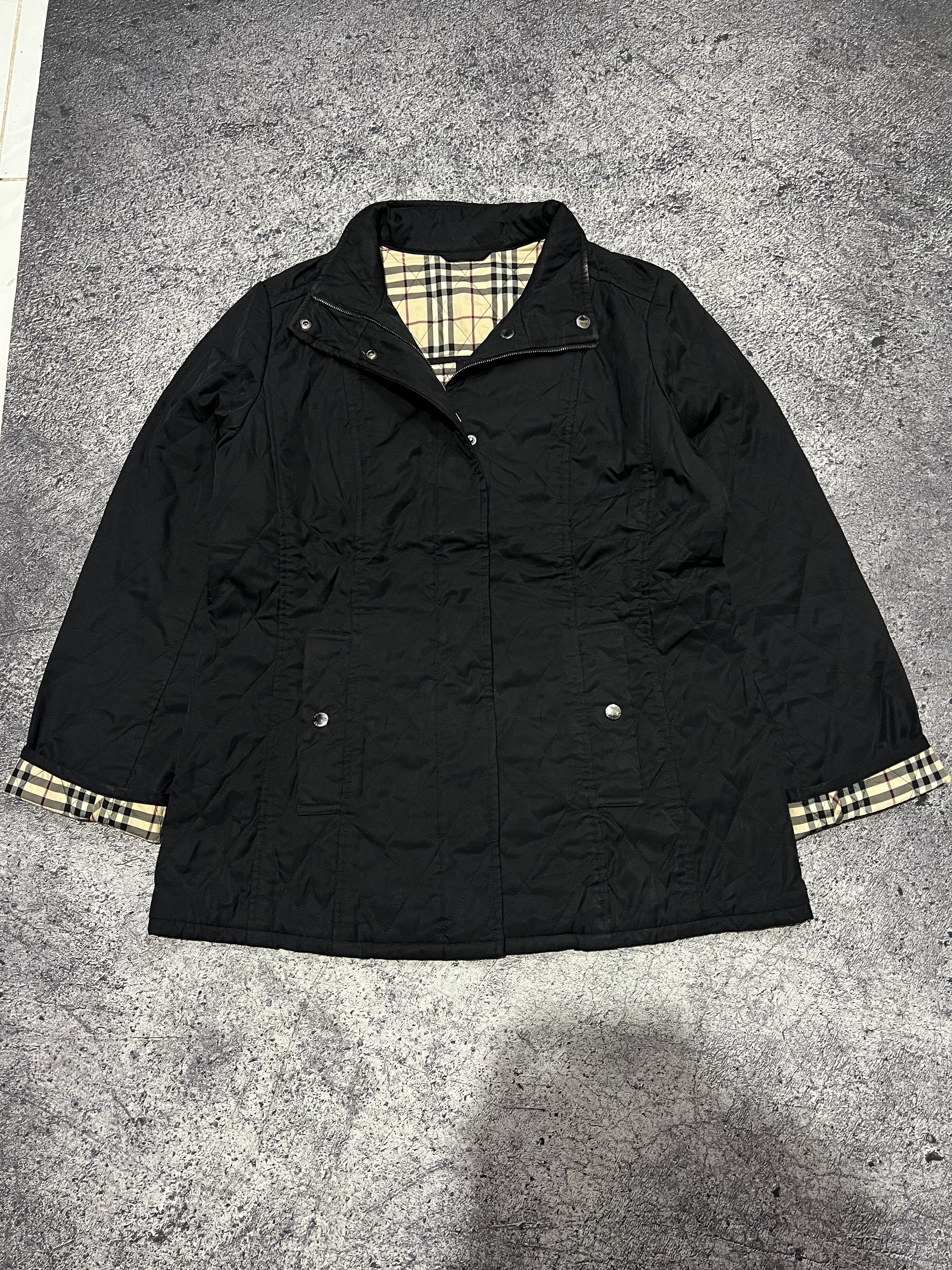 Burberry 2000s Burberry Novacheck Quilted Jacket y2k Size US M / EU 48-50 / 2 - 1 Thumbnail