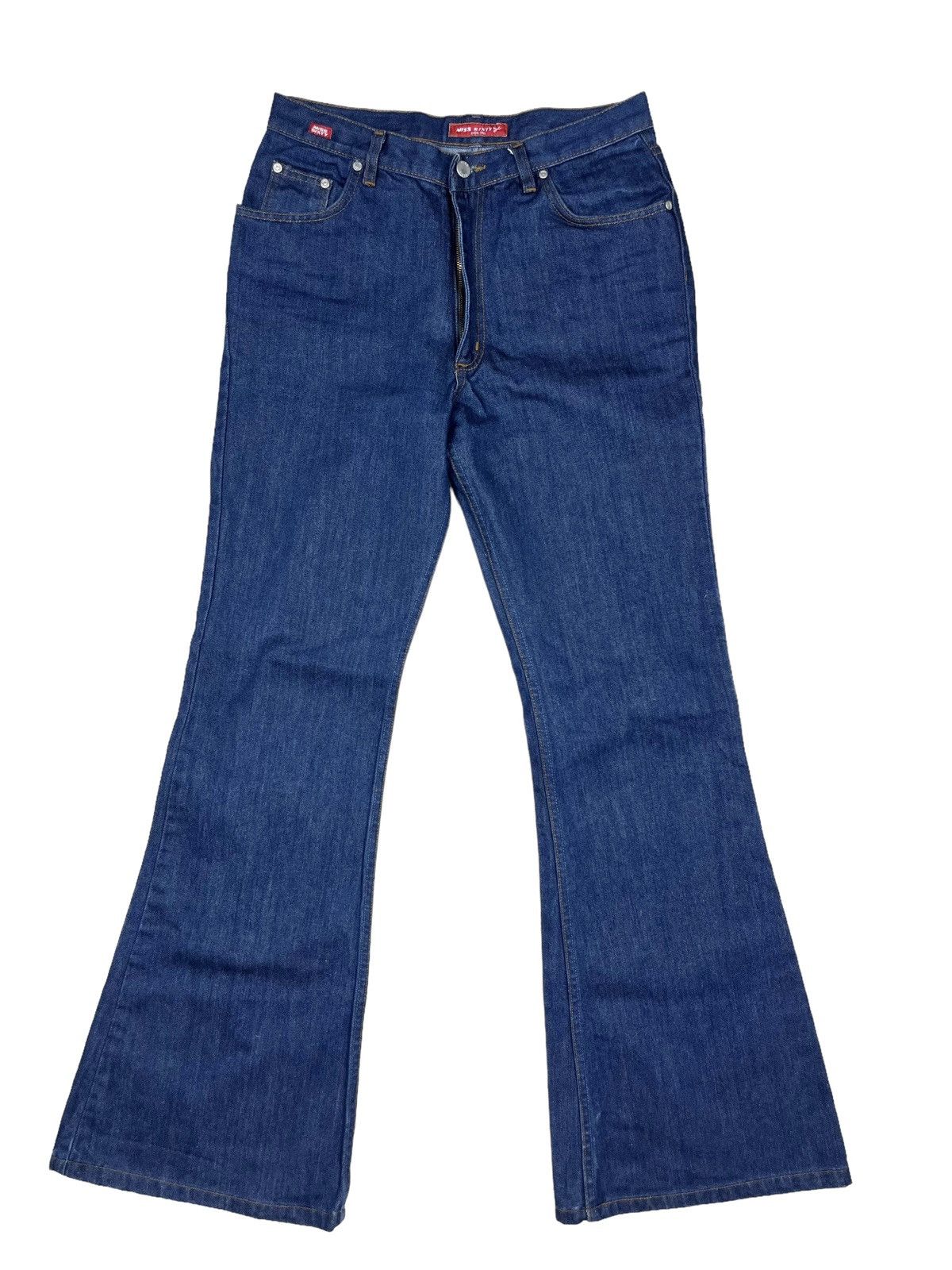 Vintage Vintage 90s Miss Sixty Flared Jeans Italy y2k Denim Size 32" / US 10 / IT 46 - 2 Thumbnail