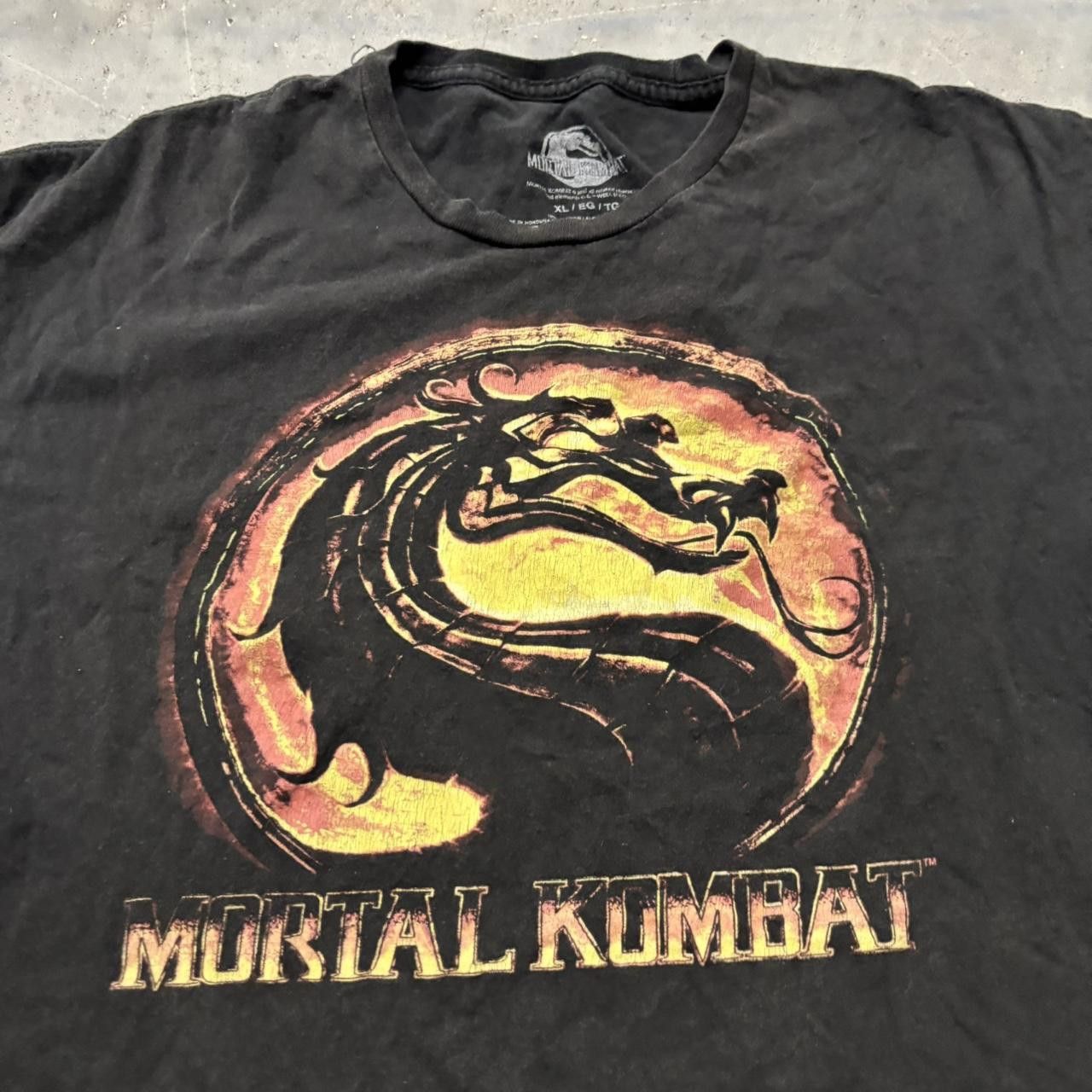 Vintage Crazy Vintage Y2K/2000s Mortal Kombat Video Game Promo Graphic Tee! Size US XL / EU 56 / 4 - 2 Thumbnail