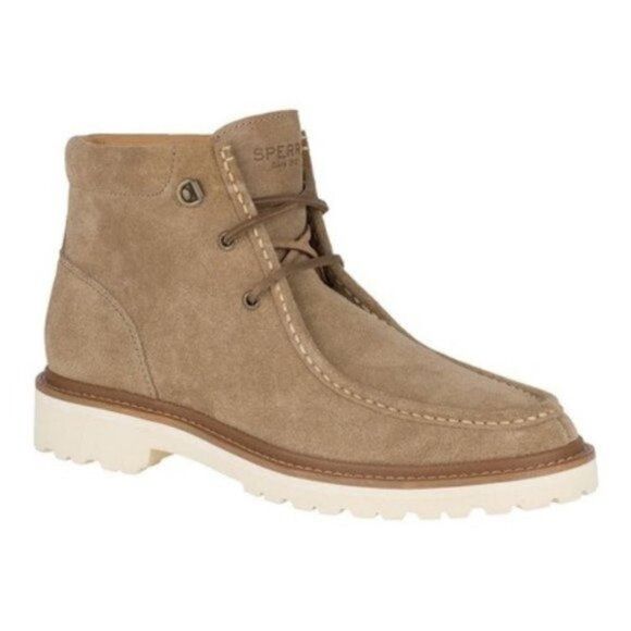 Sperry Sperry Mens Tan Suede Windsor Rawhide Lug Chukka Lace Up Boo Size US 11.5 / EU 44-45 - 1 Thumbnail