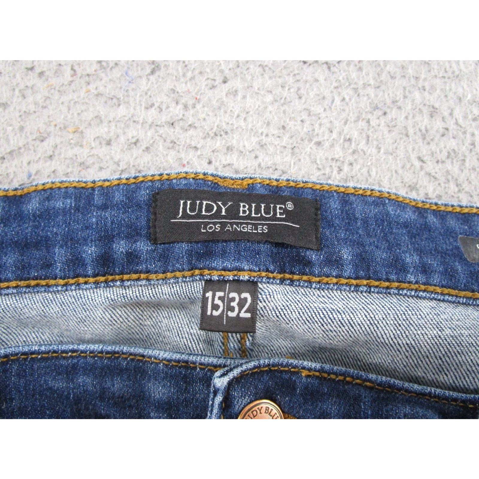Denime Judy Blue Jeans Skinny 5-Pocket Denim Womens Size 32 Medium Blue Stretch Cotton Blend Classic Vintage: No Size 24" / US 00 / IT 34 - 3 Thumbnail
