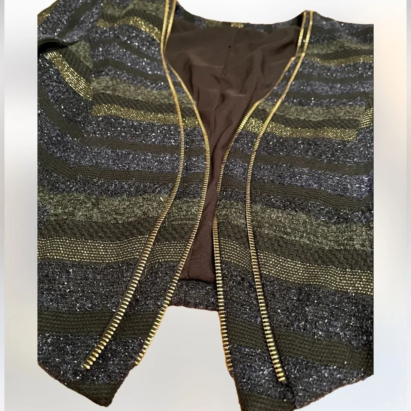 Rebecca Minkoff Rebecca Minkoff Delaney wool/silk blend jacket, size large Size L / US 10 / IT 46 - 2 Thumbnail