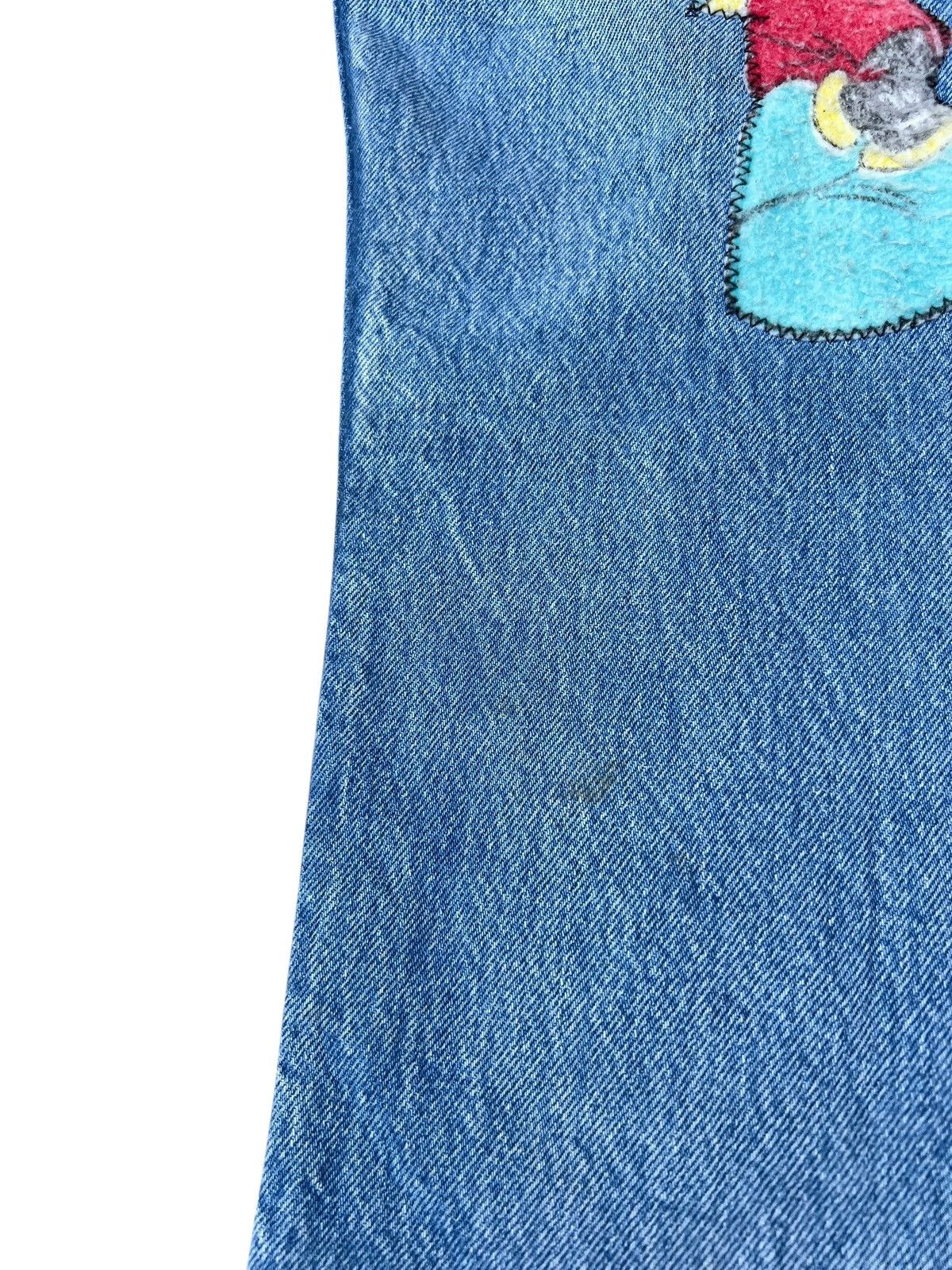 Levi's VTG 1992 Too Cute Disney X Levi’s 501 Patches Denim Jeans Size US 29 - 21 Thumbnail
