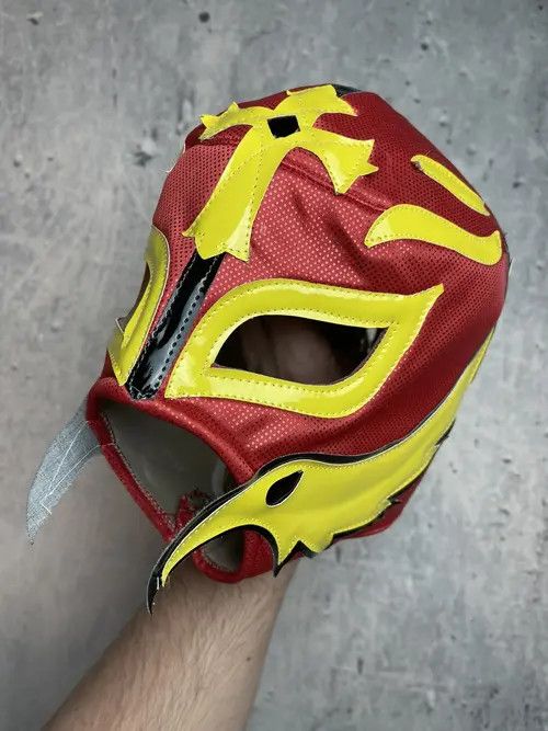 WWE Akasaka x Kudou Ray Misterio 619 mask WWE balaclava rare Size ONE SIZE - 2 Thumbnail