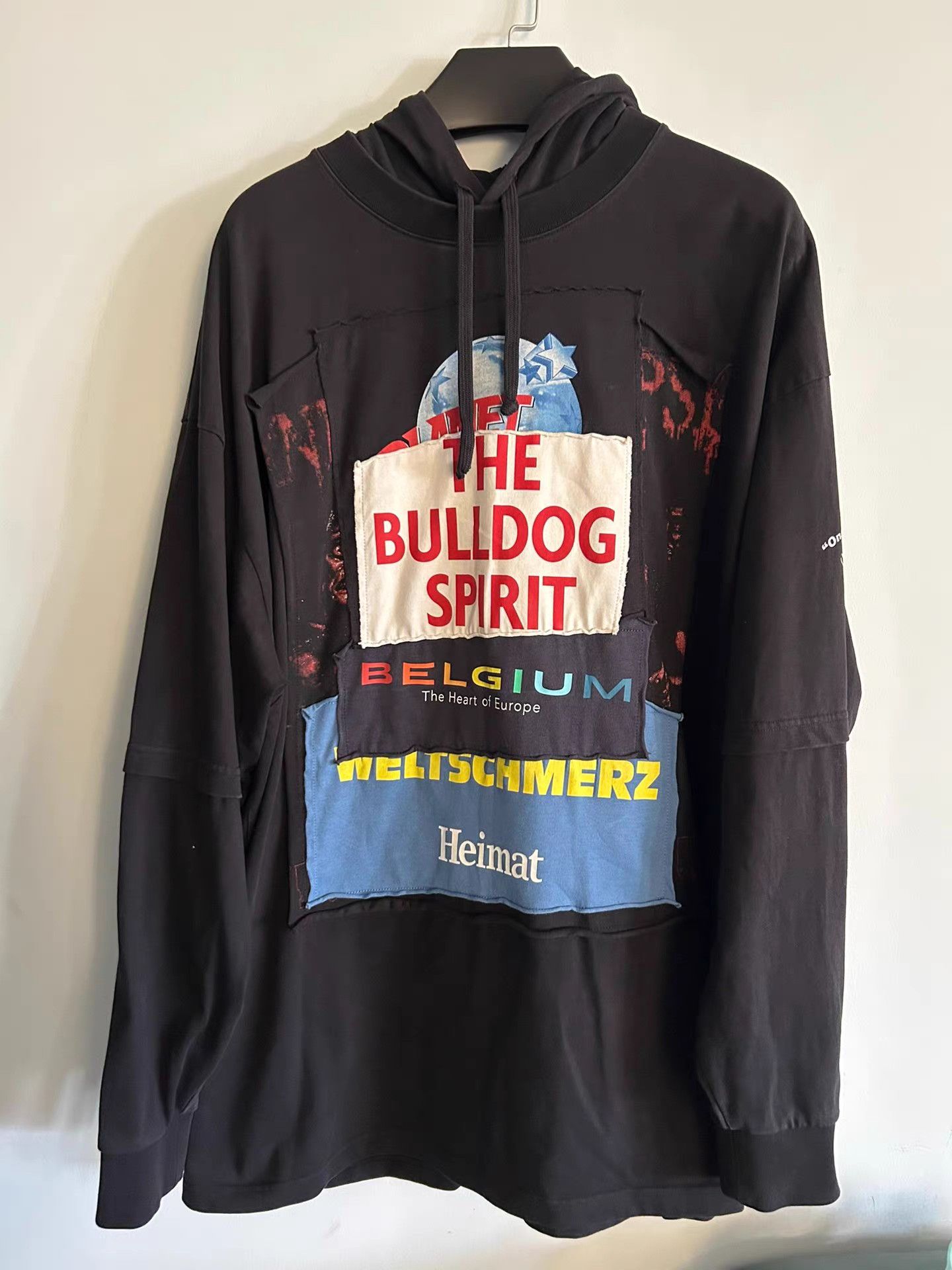 Vetements Vetements Patchwork Hoodie Size US S / EU 44-46 / 1 - 1 Thumbnail