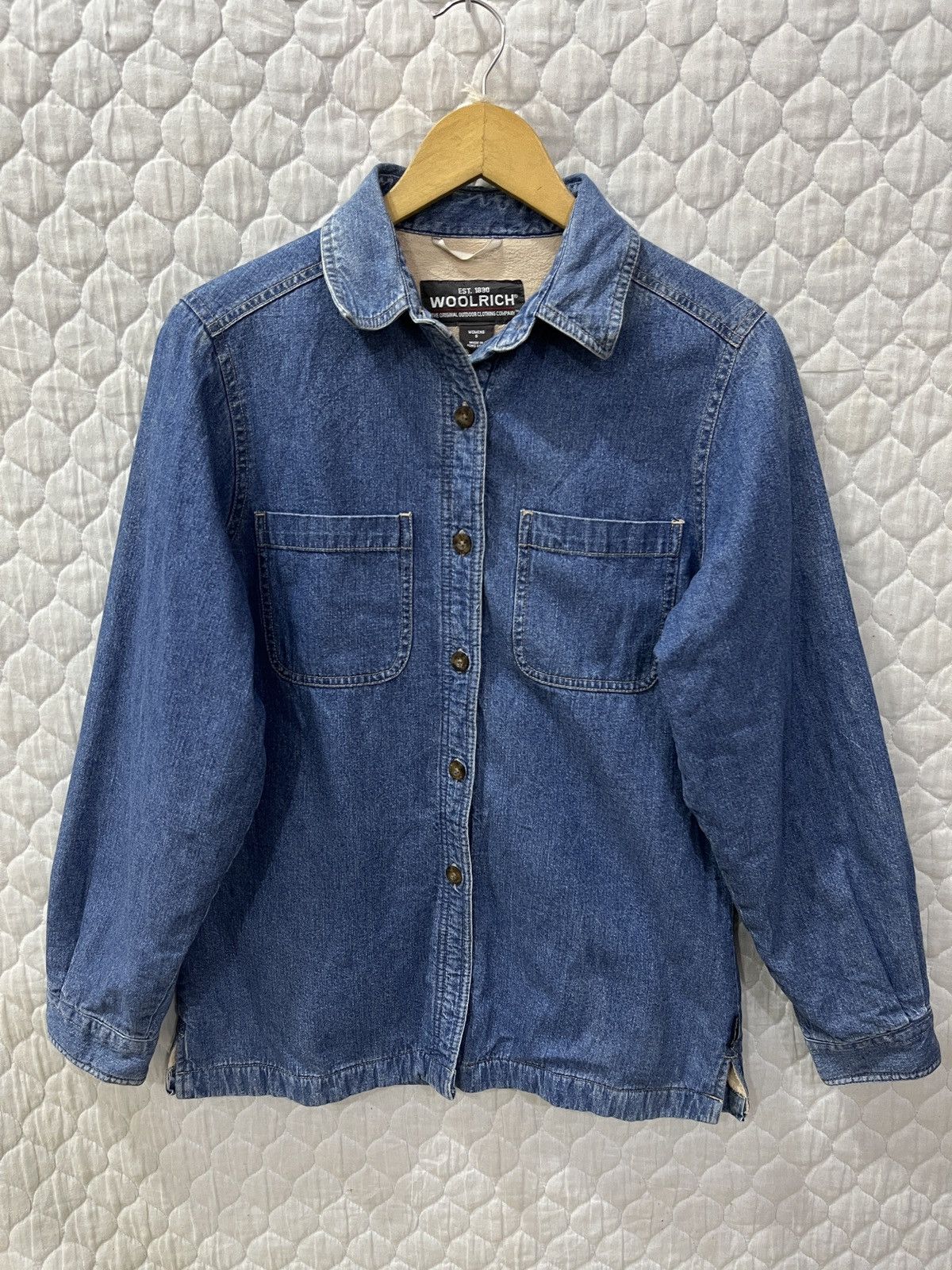 Woolrich Woolen Mills 🔥🔥🔥STEALS WOOLRICH DENIM JACKET Size S / US 4 / IT 40 - 1 Thumbnail