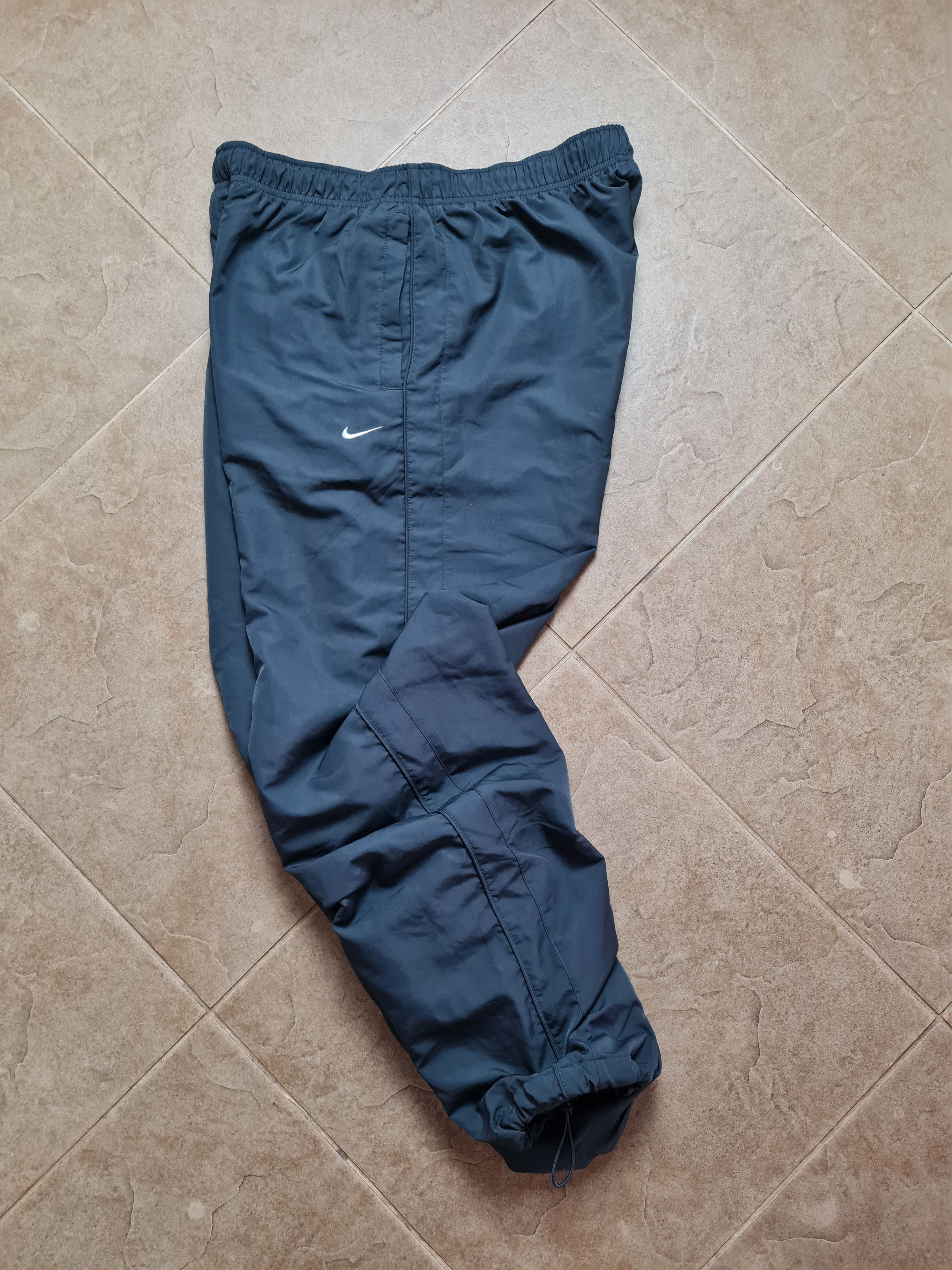 Nike Drill Track Pants Swoosh Y2K Rap TN Nike Nylon Big Logo Size US 34 / EU 50 - 1 Thumbnail