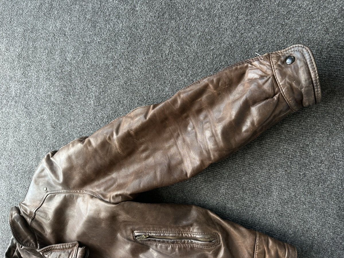 Other 🚨VNTG LEATHER JACKET AVANT GARDE WESTERN BROWN MOTO Size US XS / EU 42 / 0 - 4 Thumbnail