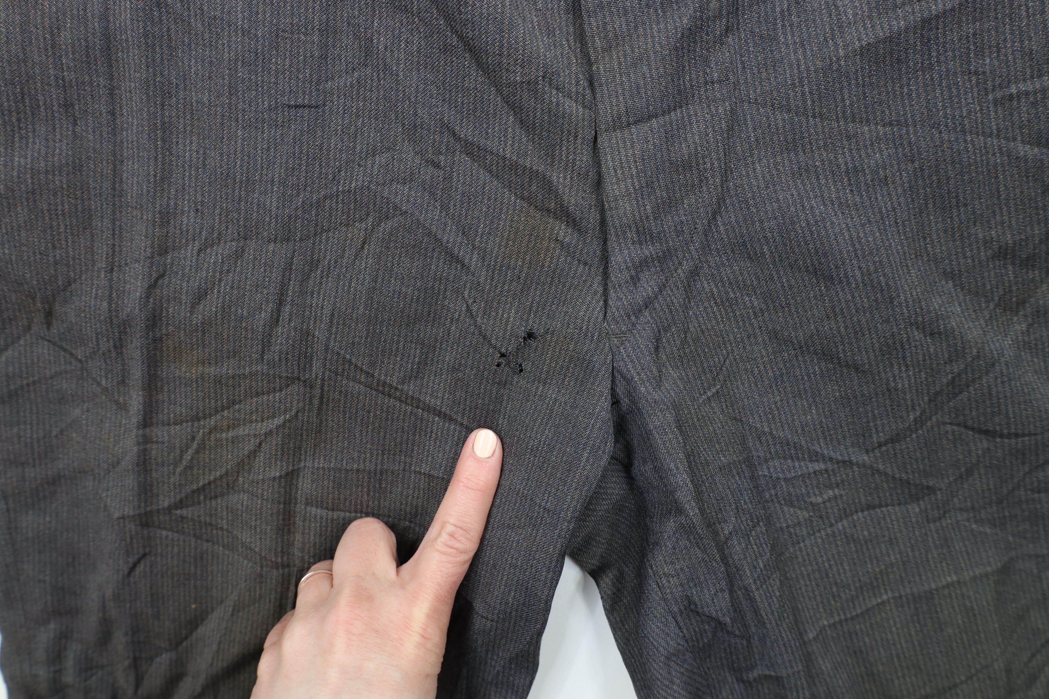 Vintage Vintage 40s 50s Rockabilly Back Striped Wool Pants USA Size US 34 / EU 50 - 7 Thumbnail