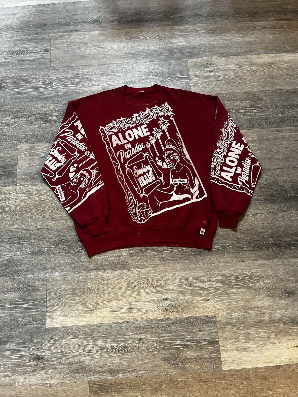 Other Smoking Heals All Over Print Sweatshirt Size US L / EU 52-54 / 3 - 1 Thumbnail