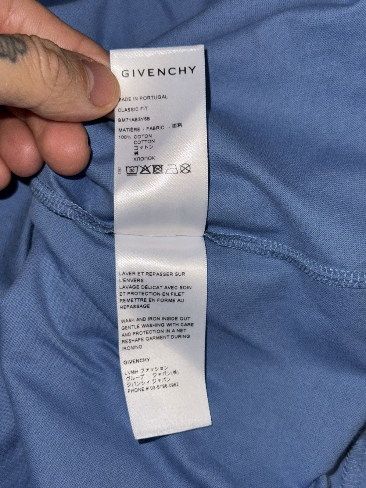 Givenchy Givenchy college logo t shirt Size US S / EU 44-46 / 1 - 4 Thumbnail