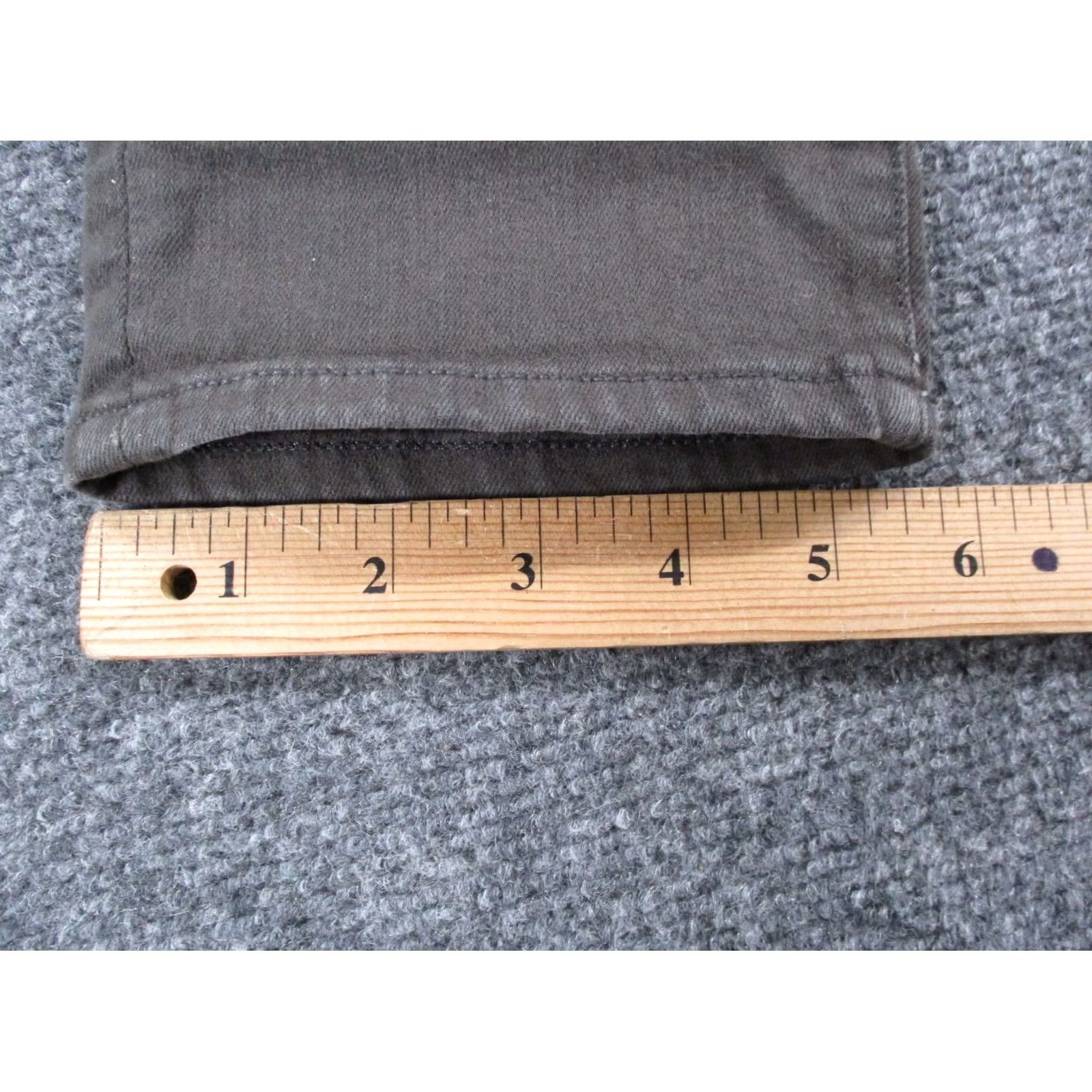 Imogene + Willie Imogene & Willie Pants Womens XS Gray Slim Trouser Canvas Straight Cropped USA Made Size 26" / US 2 / IT 38 - 5 Thumbnail