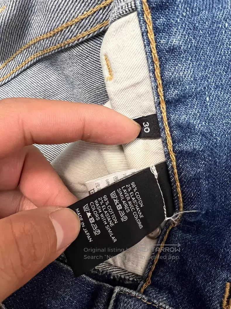 Celine CELINE Water-Washed Blue Basic Denim Jeans Size US 30 / EU 46 - 4 Thumbnail