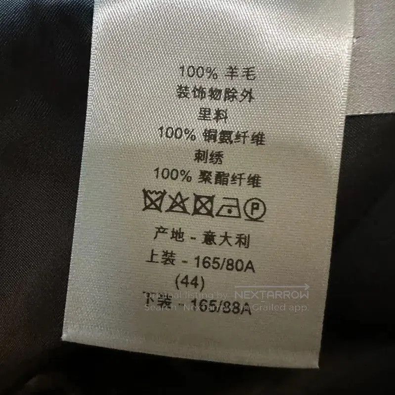 Dior Dior Black Wool Embroidered Long Sleeve Coat . Size US S / EU 44-46 / 1 - 8 Thumbnail