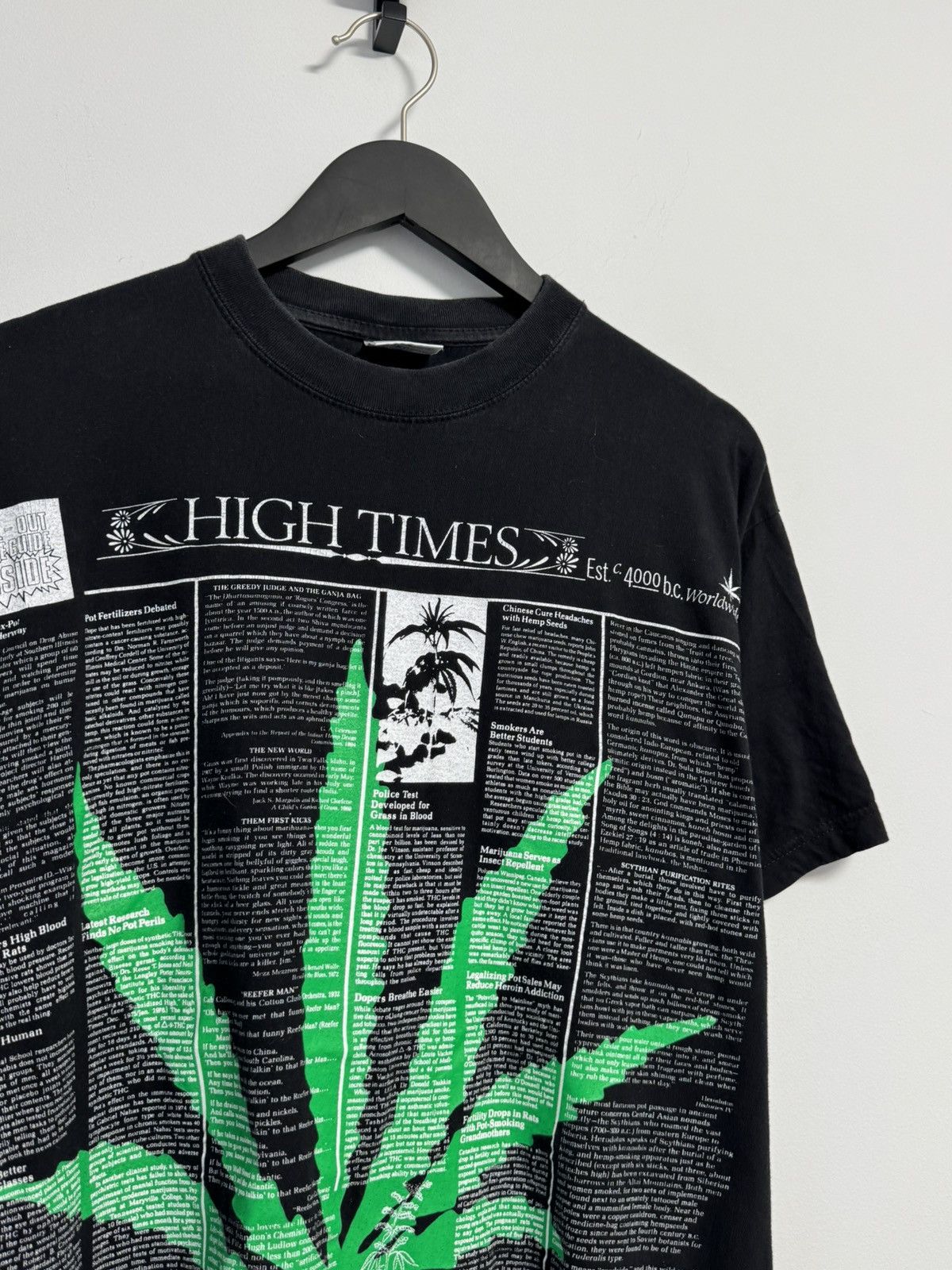 Band Tees High Times Magazine T-shirt Weed Marijuana Tee Cannabis Size US XL / EU 56 / 4 - 2 Thumbnail